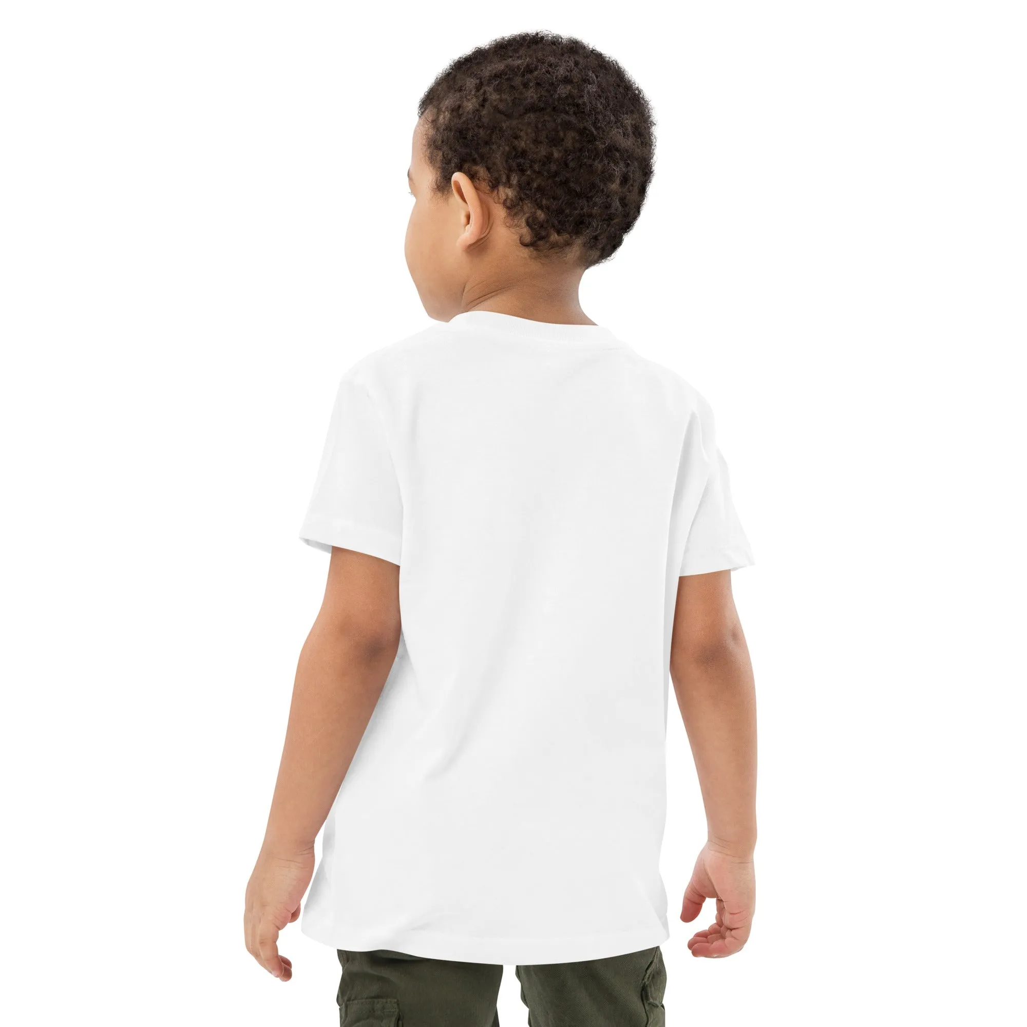 Organic Cotton Kids T-Shirt - Playful Elephant Design