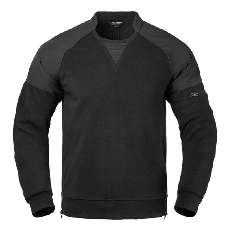 Outdoor Army Fan Men's Thickened Polar Fleece Crew Neck Jacket