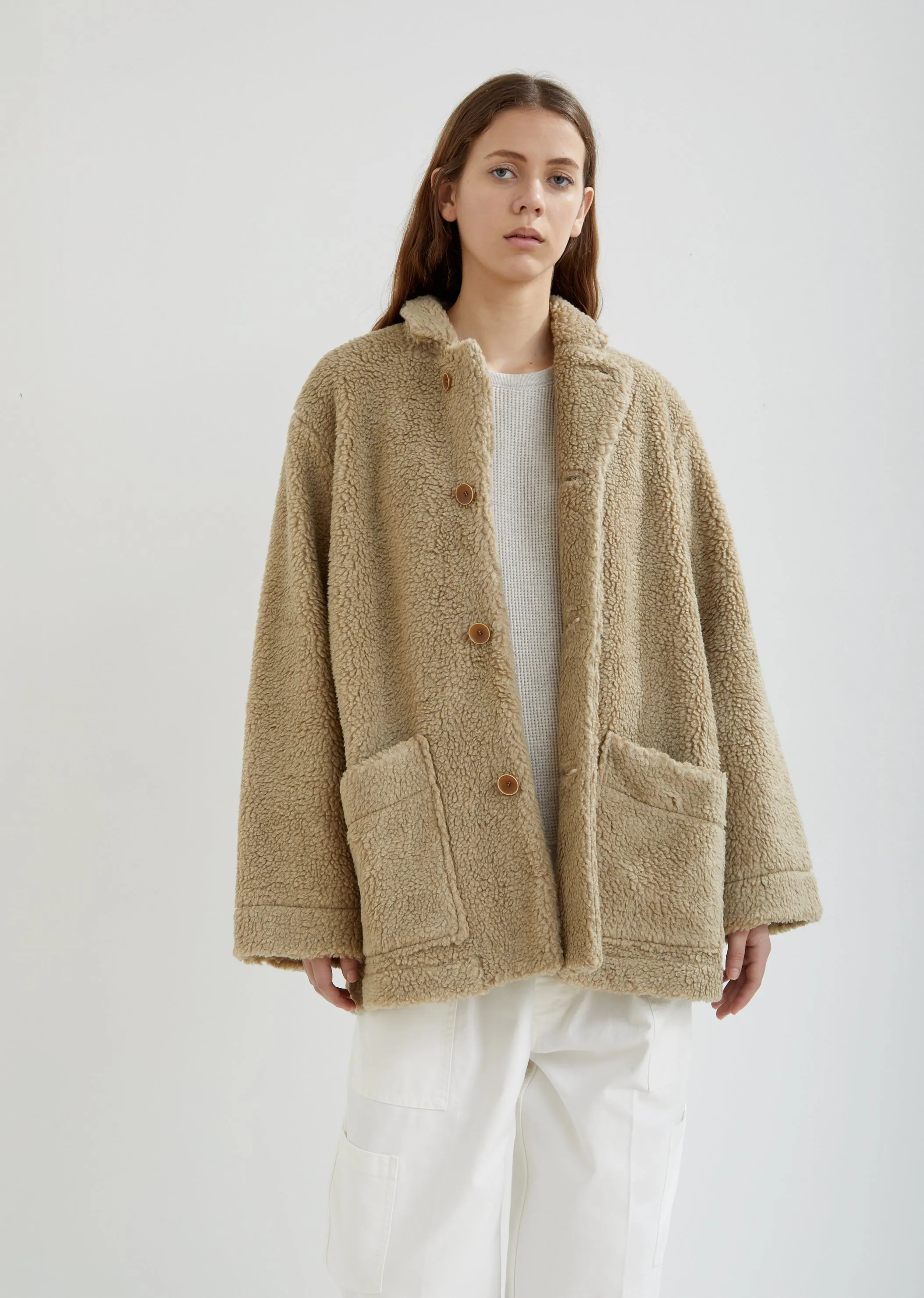 Oversized Faux Fur Coat