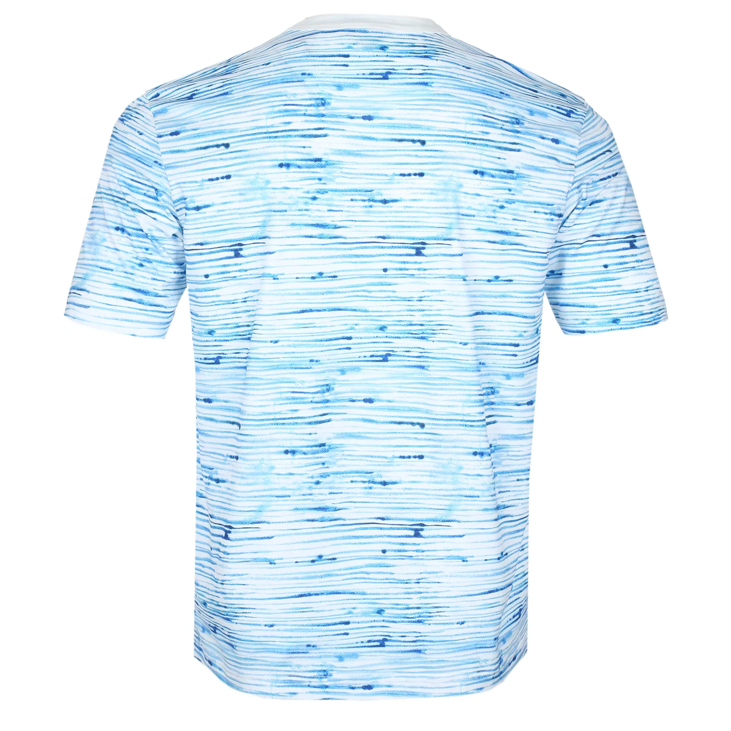 Paul Smith Tie Dye Stripe T Shirt in Blue