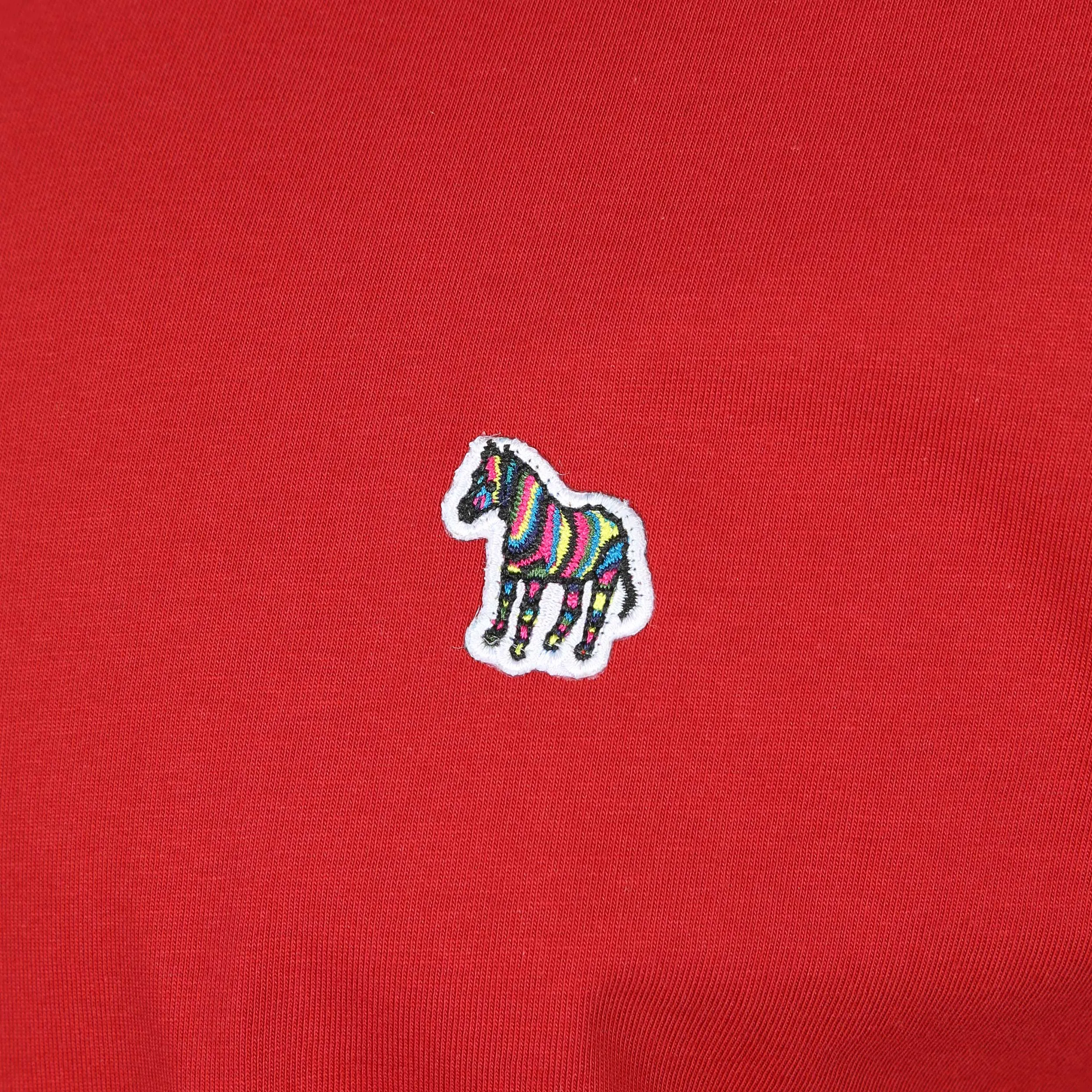 Paul Smith Zebra Badge T Shirt in Red