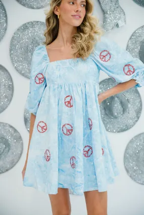 PEACE OF MIND BABYDOLL DRESS