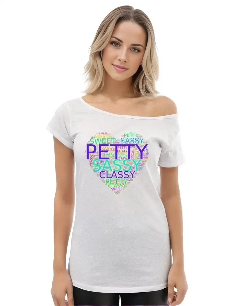 Petty Womens Off The Shoulder T-shirt