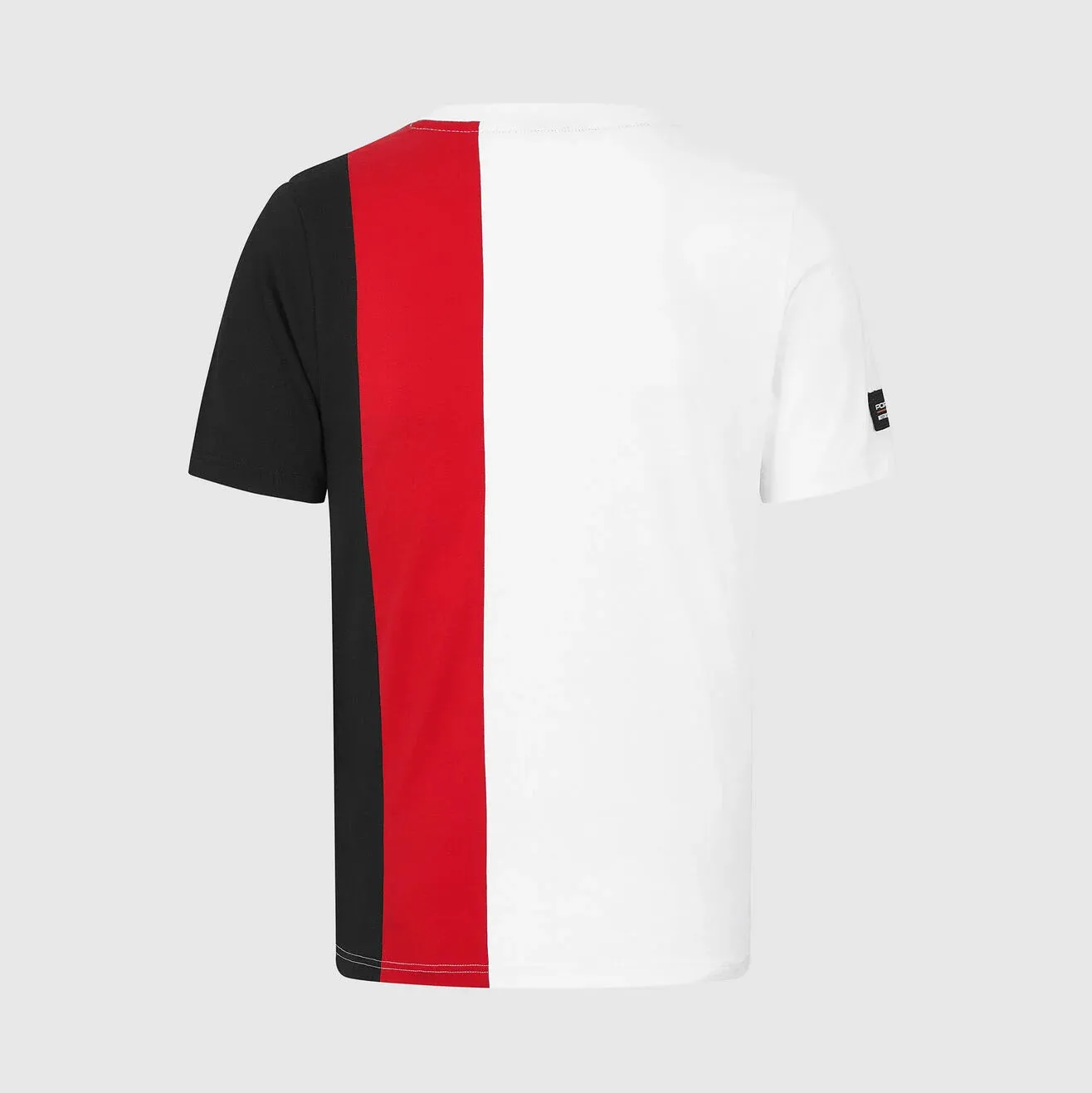 Porsche Motorsport Men's Stripe T-Shirt  - White/Black