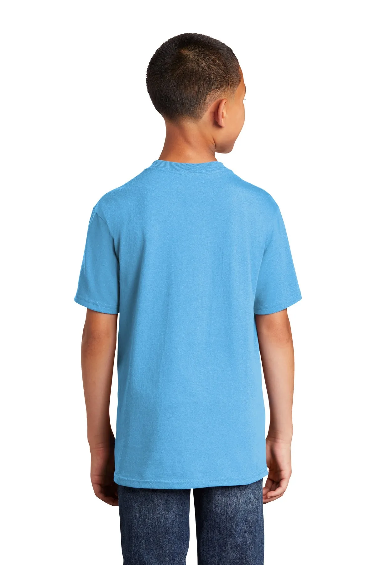 Port & Company® Youth Core Cotton DTG Tee PC54YDTG