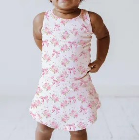 [Pre Sale] Whimsical & Wild Ribbons & Roses - Girls Active Skort Set (EST SHIP LATE MARCH)