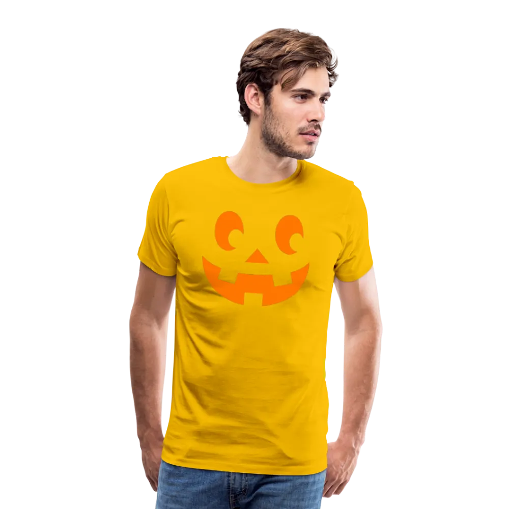 Pumpkin Face Men's Halloween T-Shirt