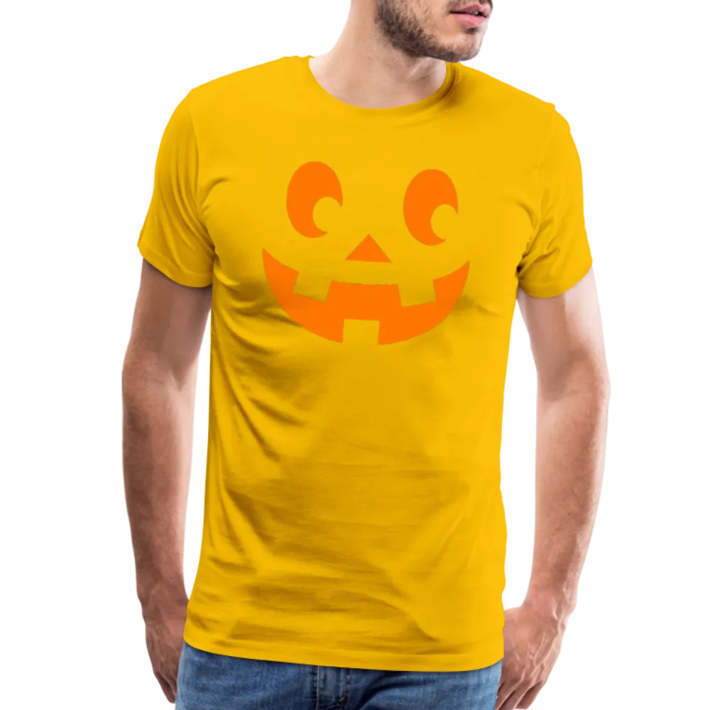 Pumpkin Face Men's Halloween T-Shirt