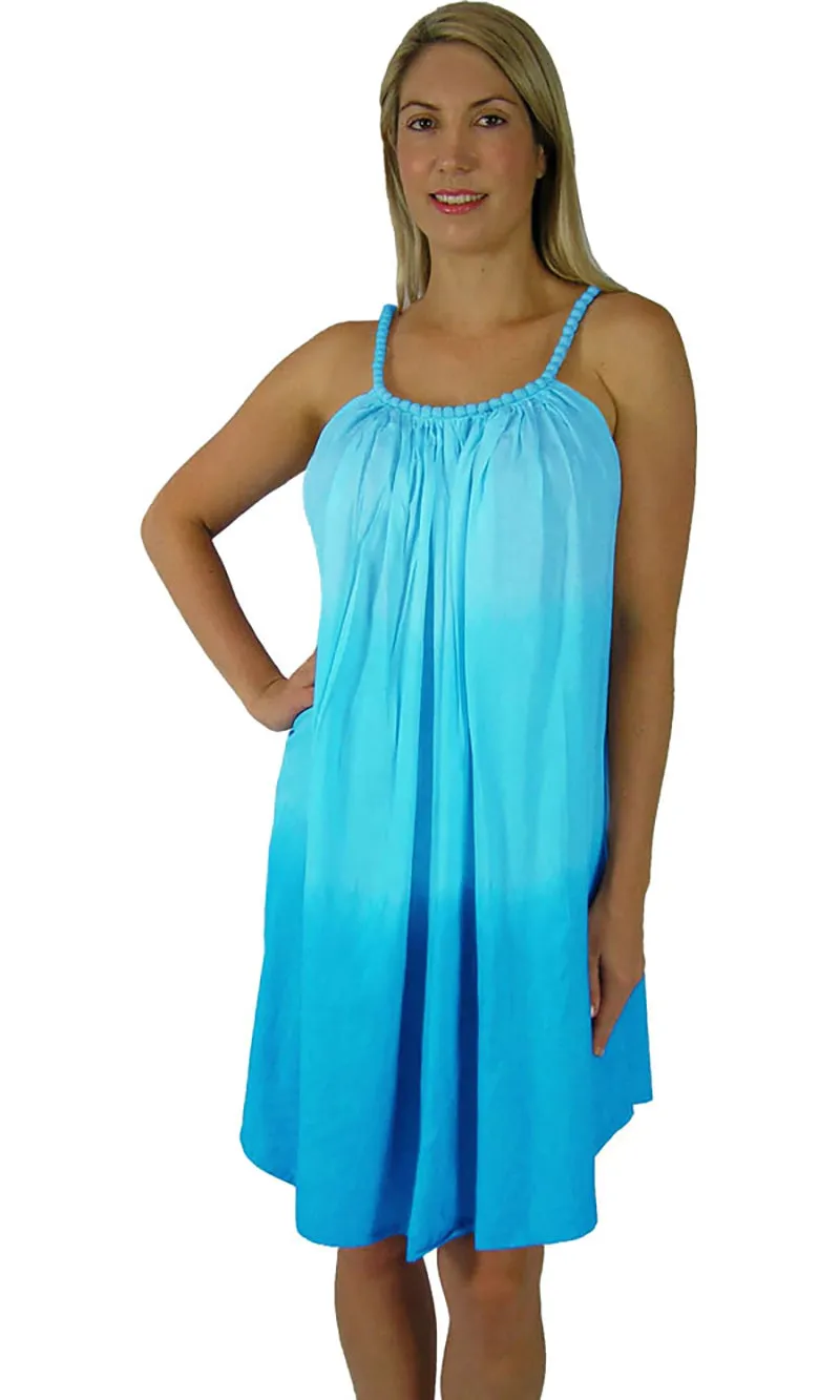 Rayon Dress Delta Short Tie Dye, More Colours