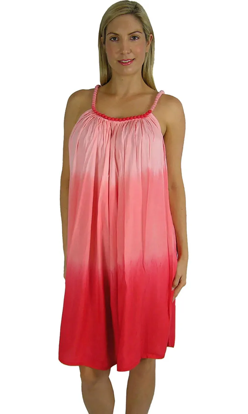 Rayon Dress Delta Short Tie Dye, More Colours