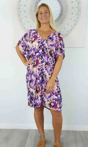 Rayon Dress Drifter Hazy, More Colours