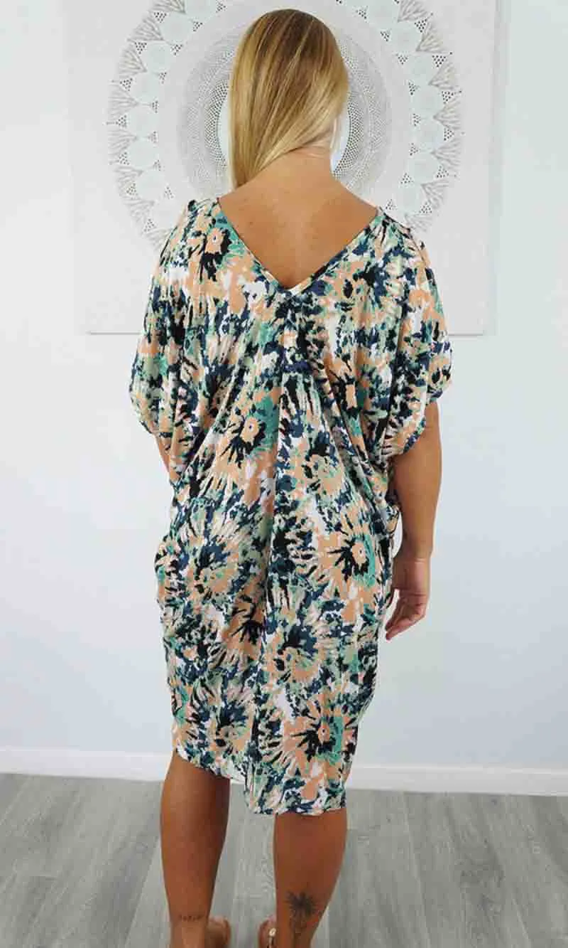 Rayon Dress Drifter Hazy, More Colours