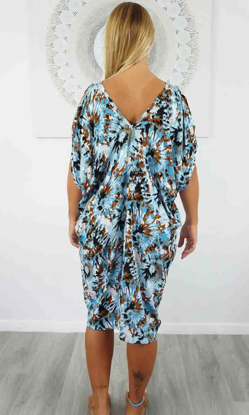 Rayon Dress Drifter Hazy, More Colours