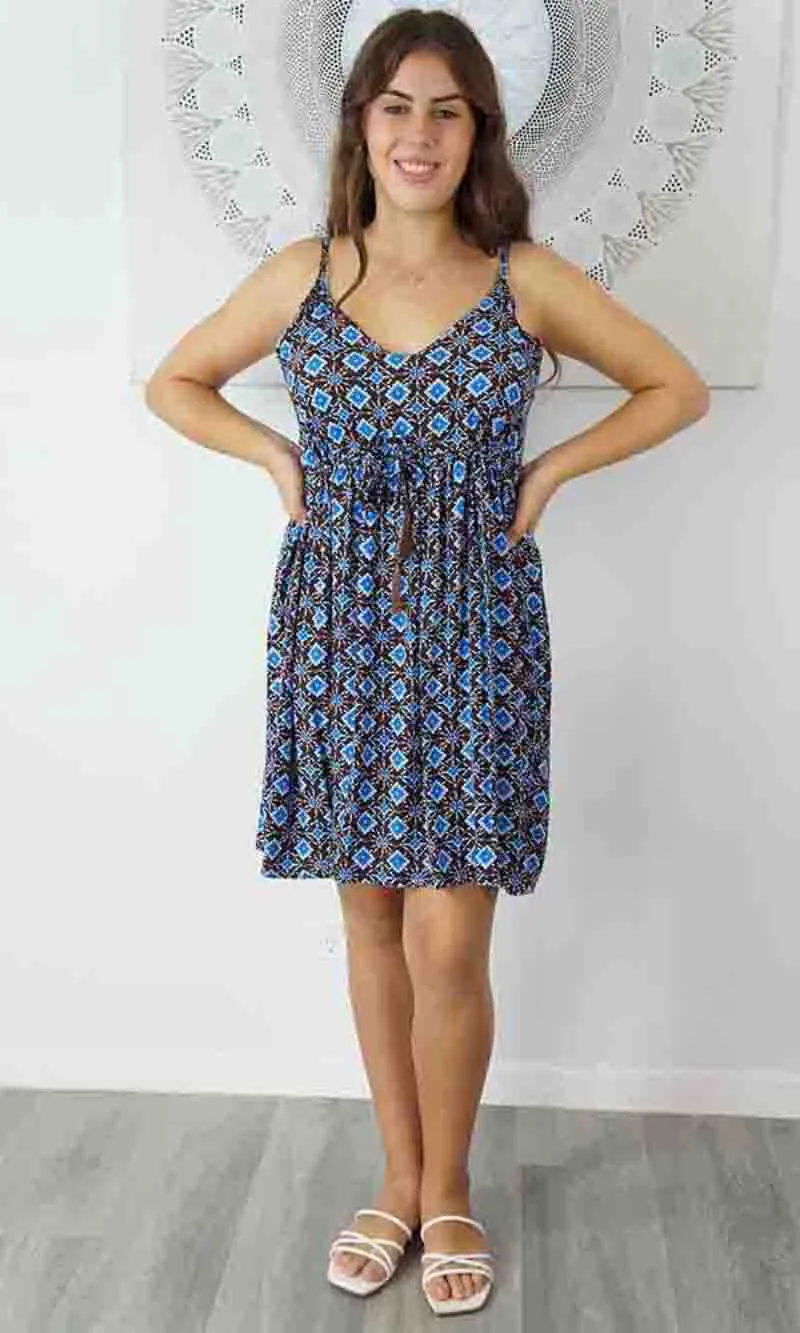 Rayon Dress Kalani Snowflower, More Colours