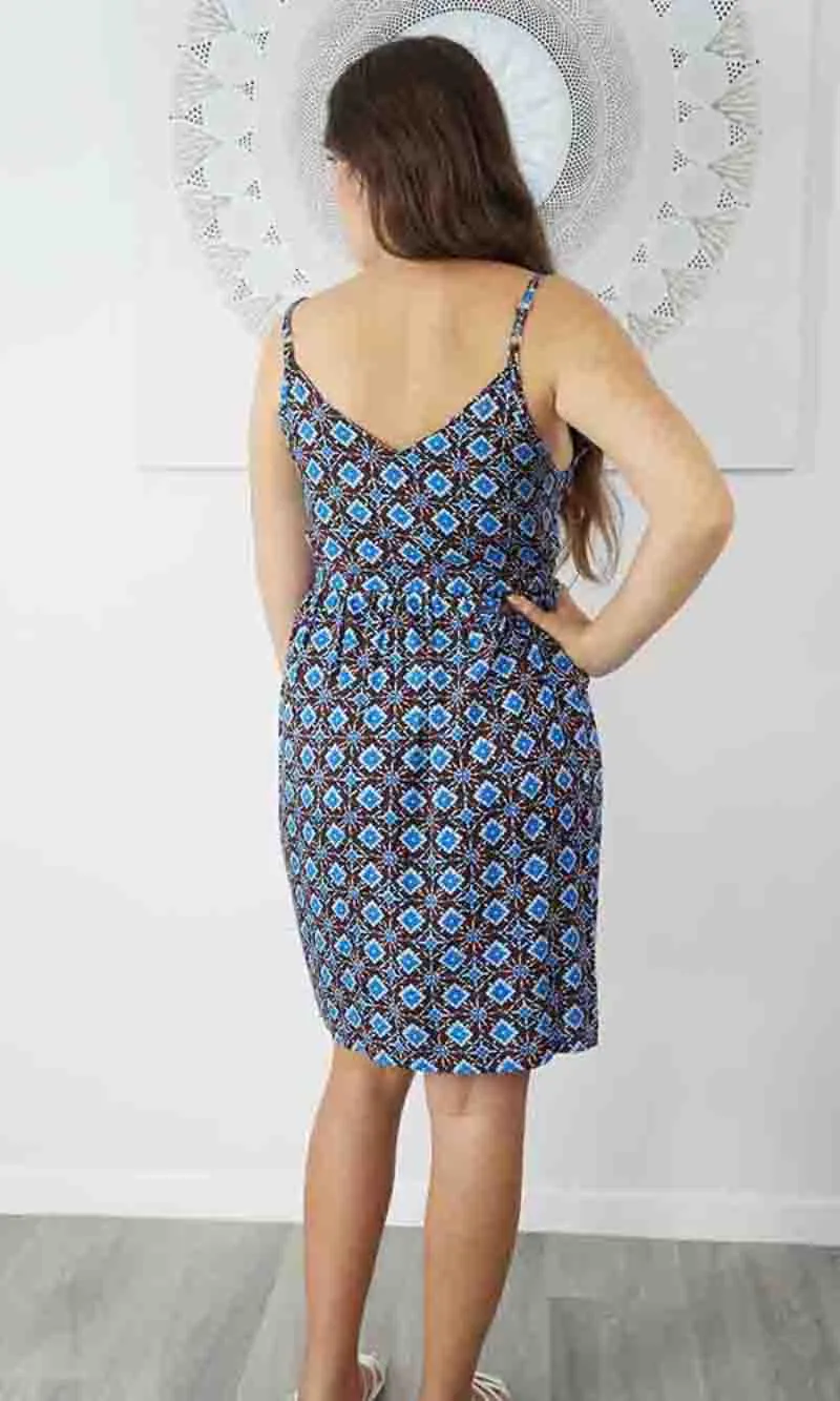 Rayon Dress Kalani Snowflower, More Colours