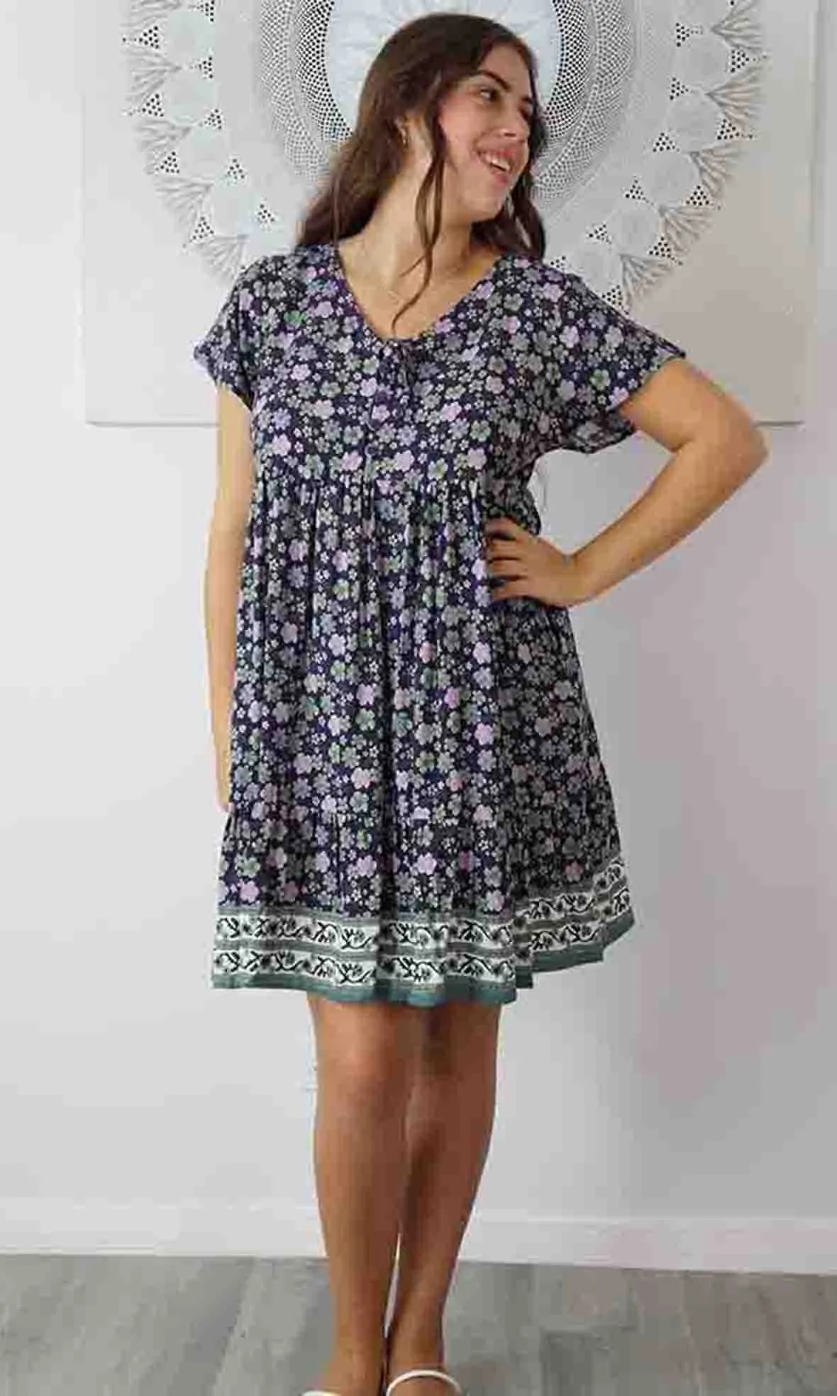 Rayon Dress Kiki Dahlia, More Colours