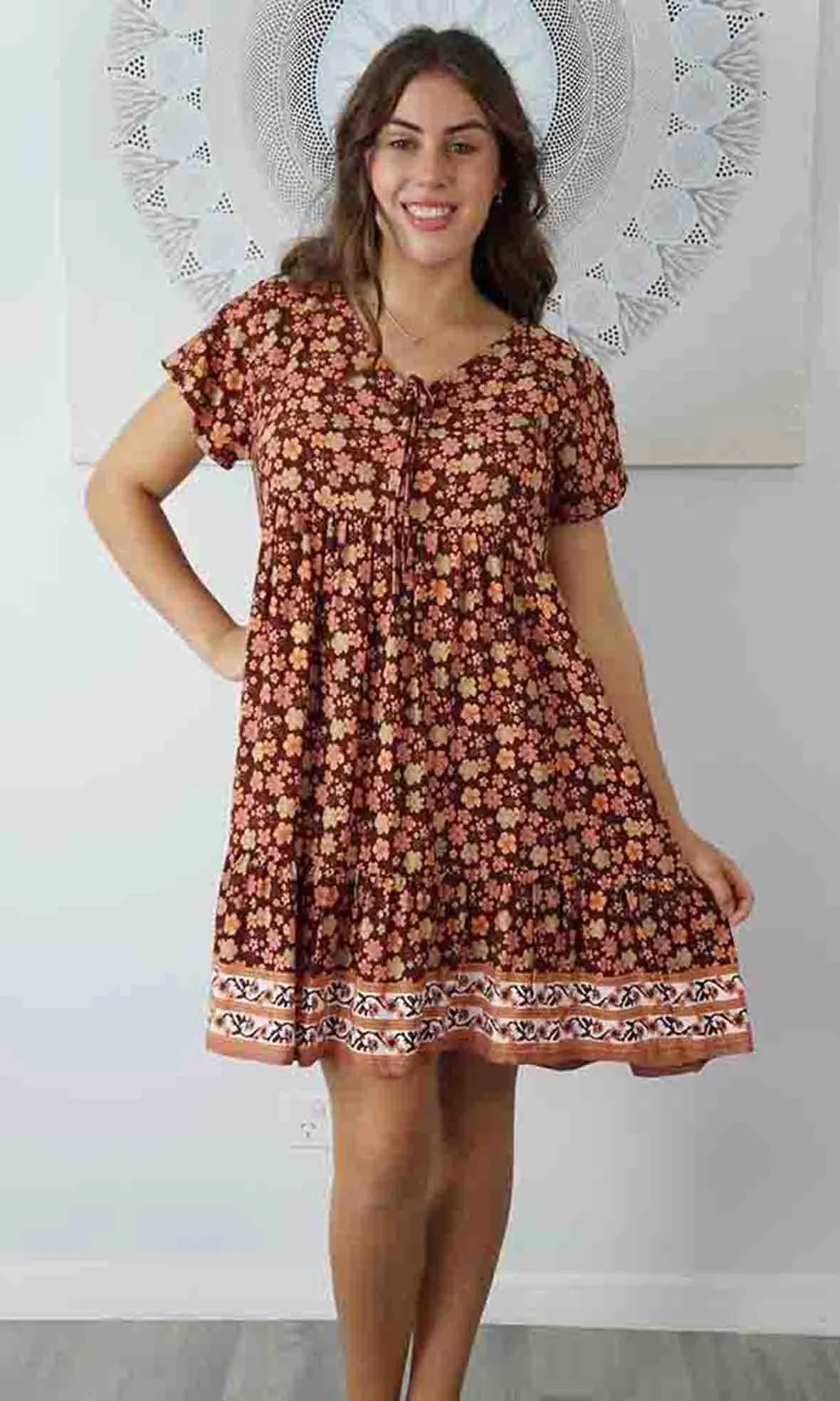 Rayon Dress Kiki Dahlia, More Colours