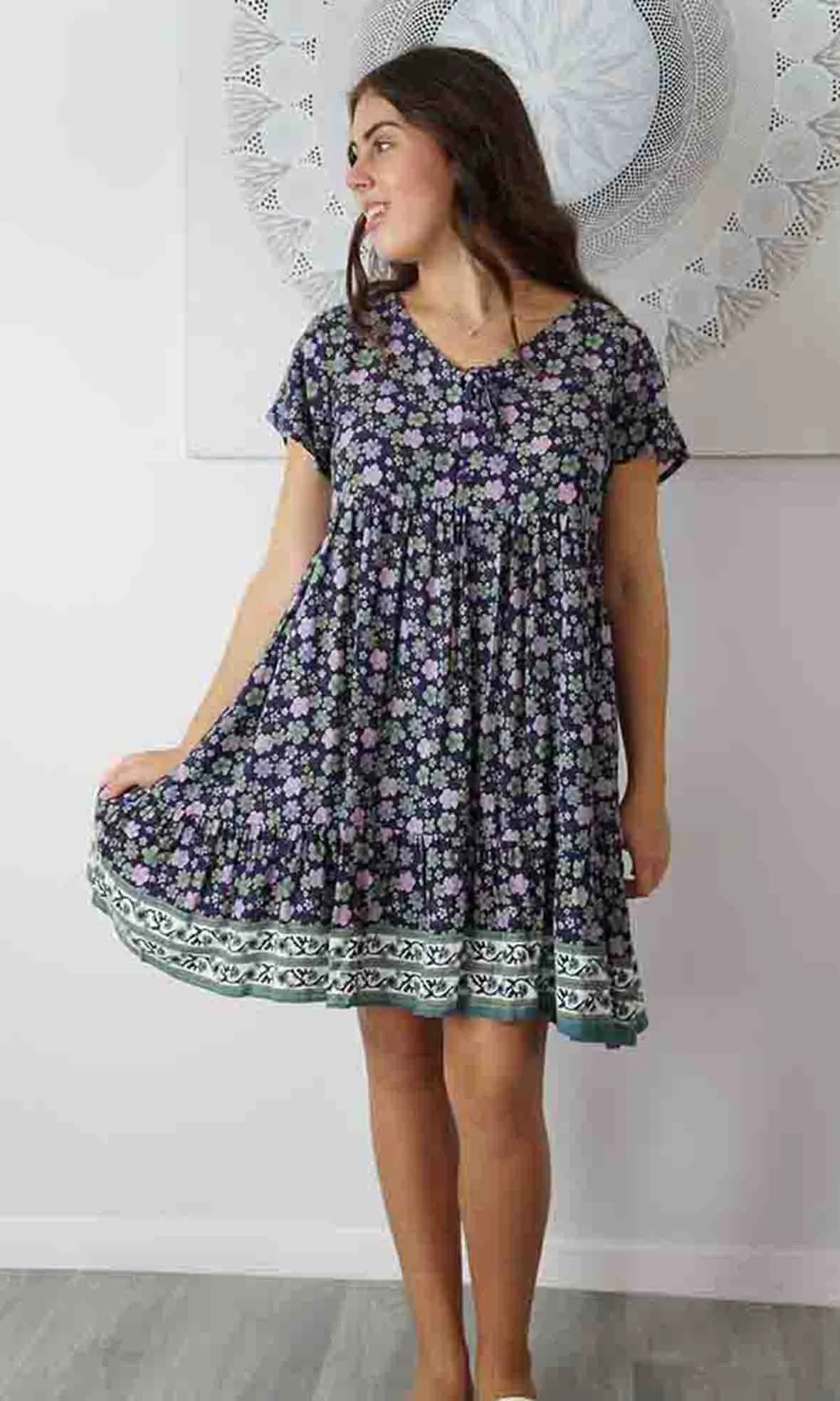 Rayon Dress Kiki Dahlia, More Colours