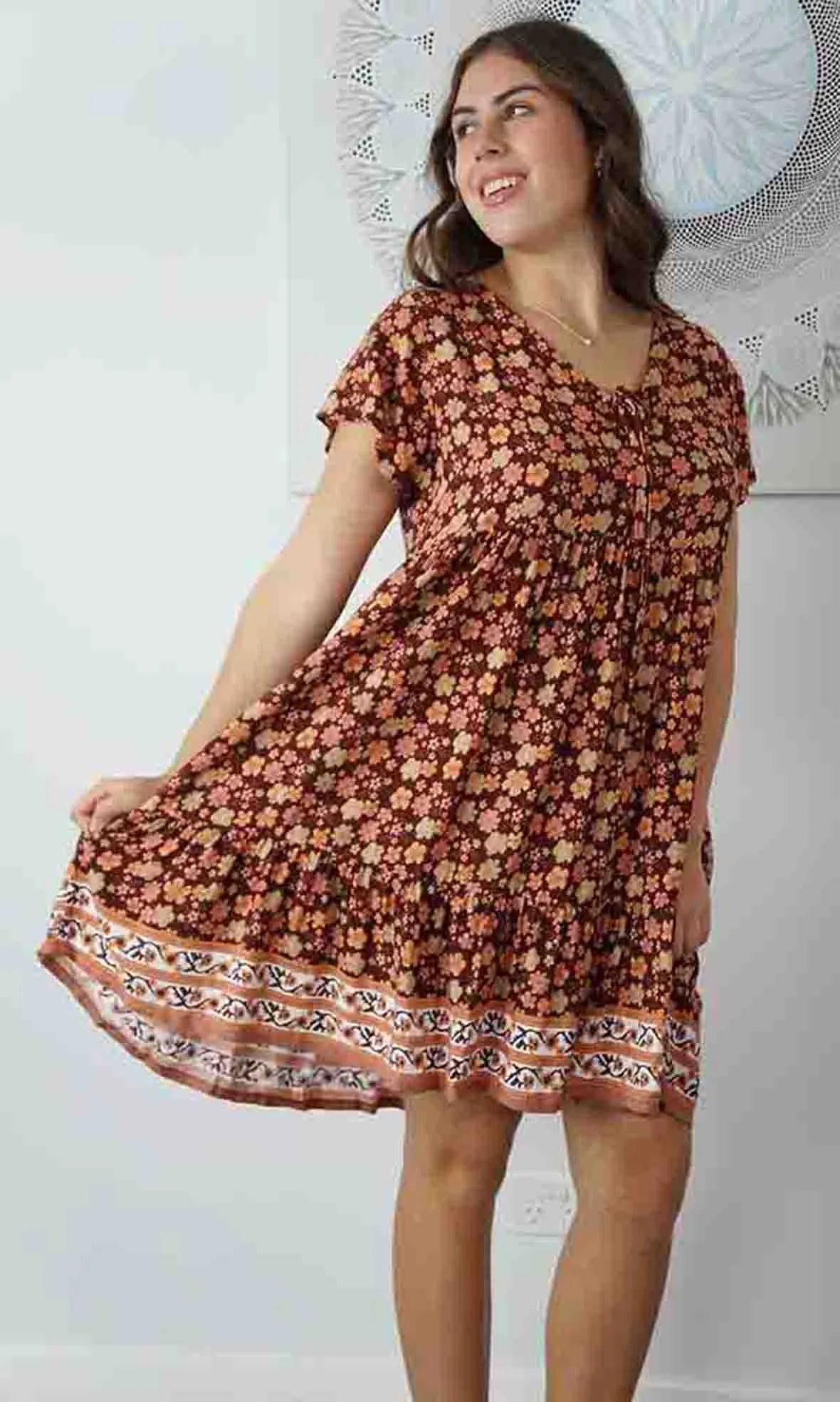 Rayon Dress Kiki Dahlia, More Colours