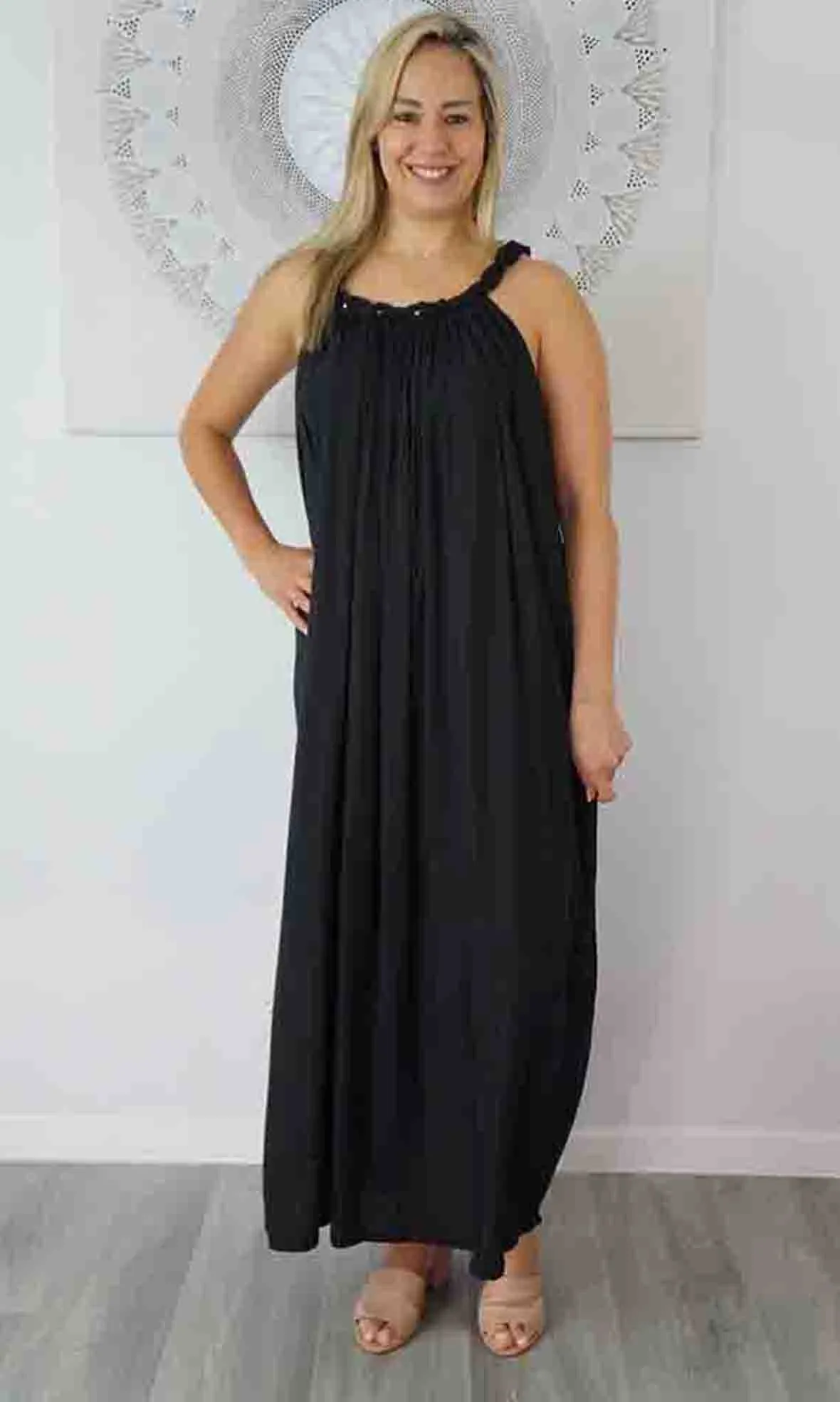 Rayon Dress Magnum Long Plain, More Colours