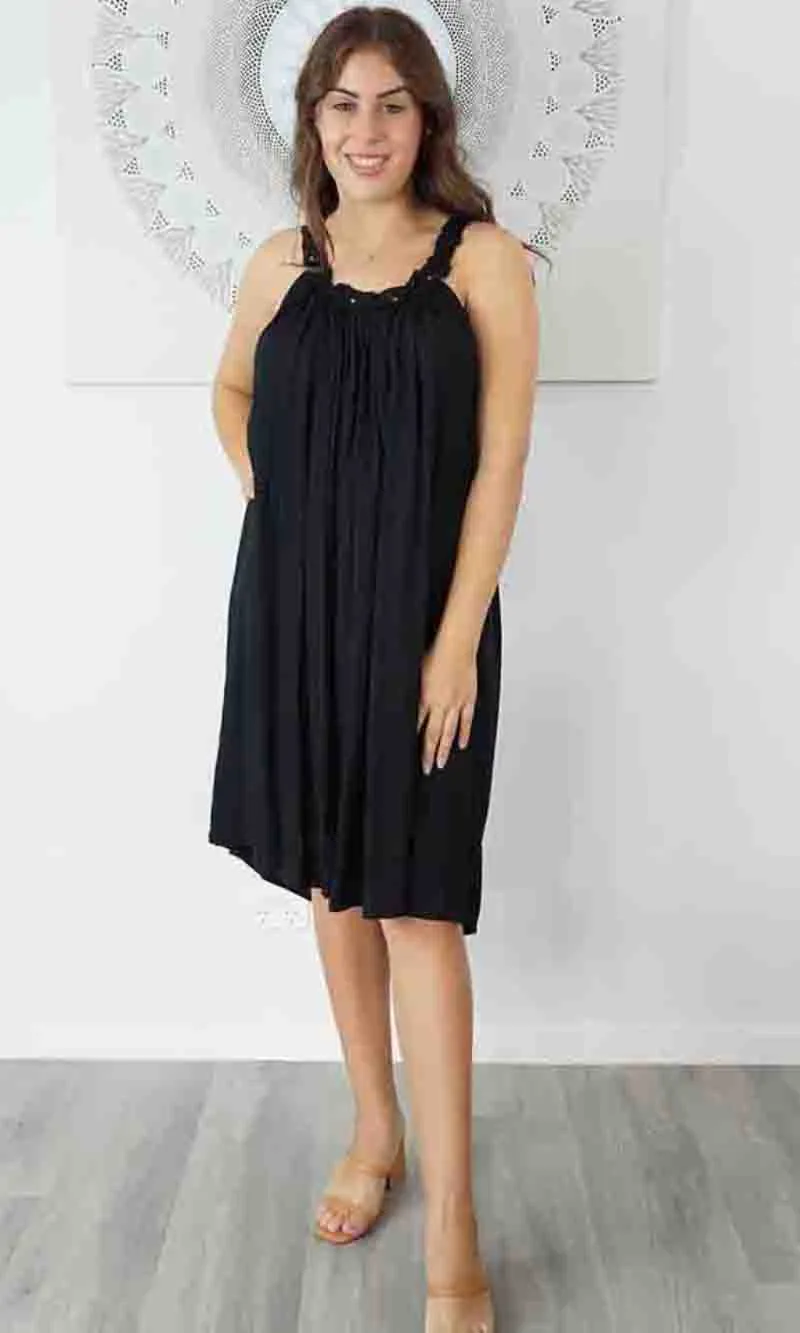 Rayon Dress Magnum Short Plain, More Colours