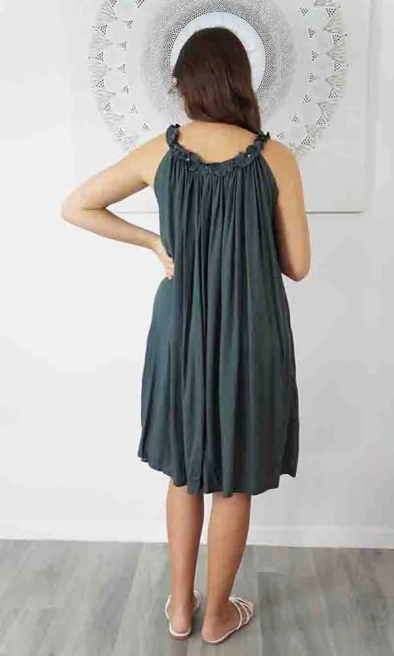 Rayon Dress Magnum Short Plain, More Colours