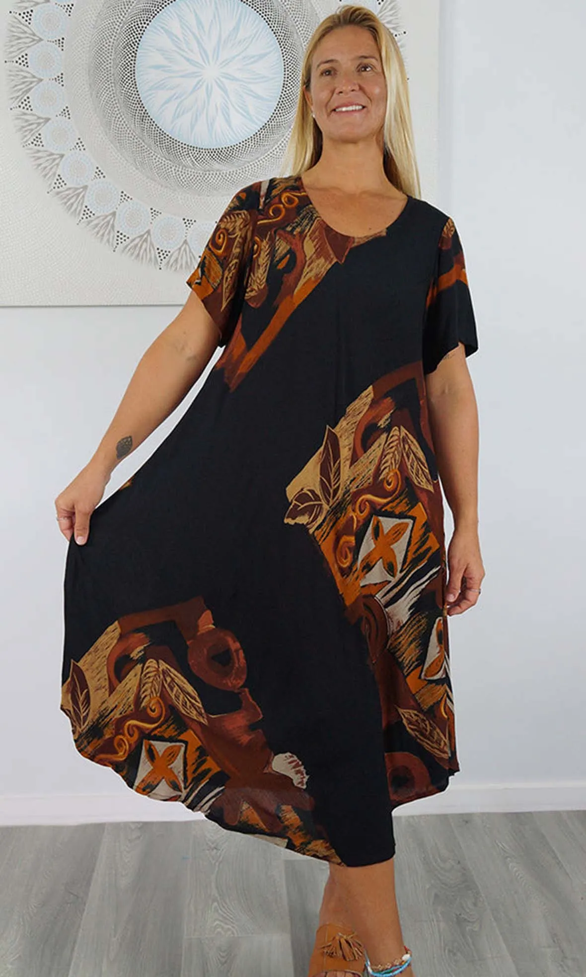 Rayon Dress Newport Icon, More Colours