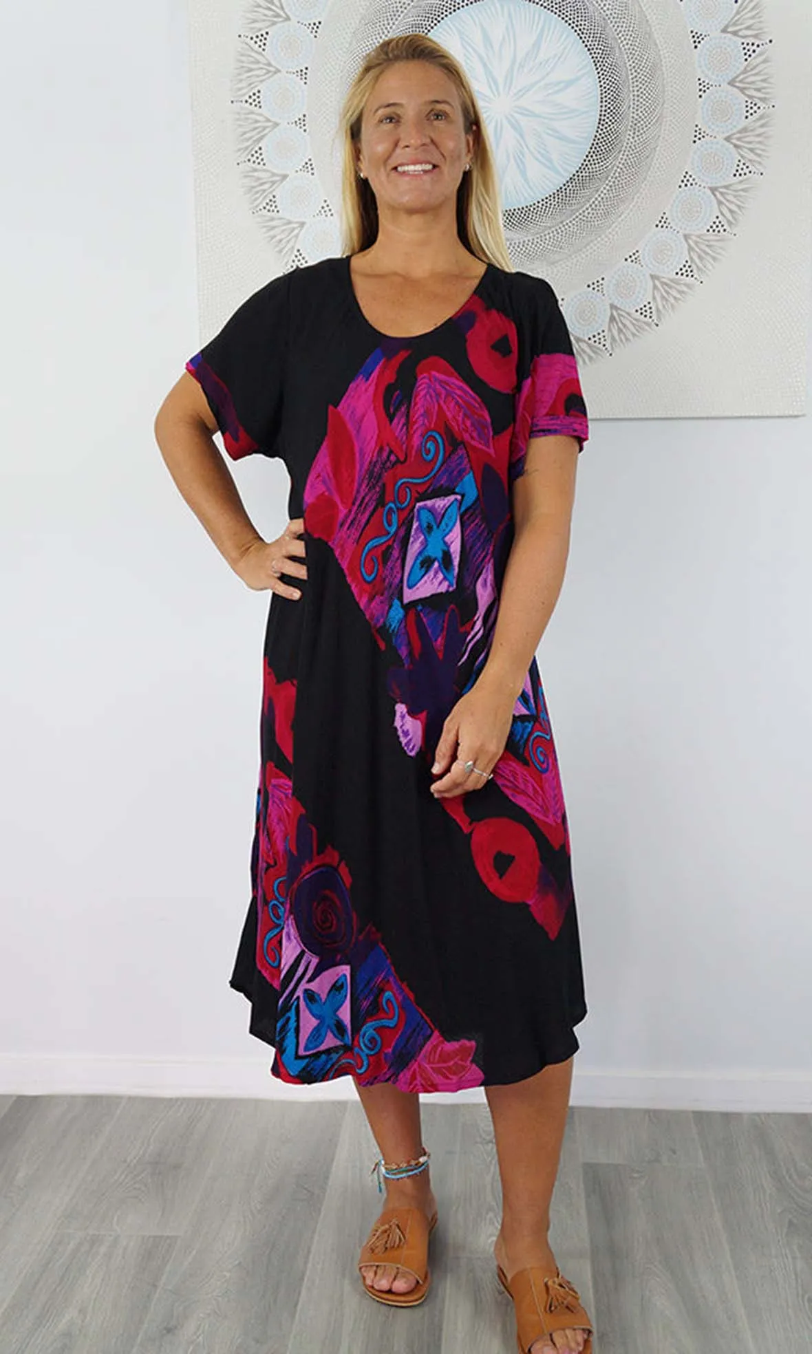 Rayon Dress Newport Icon, More Colours