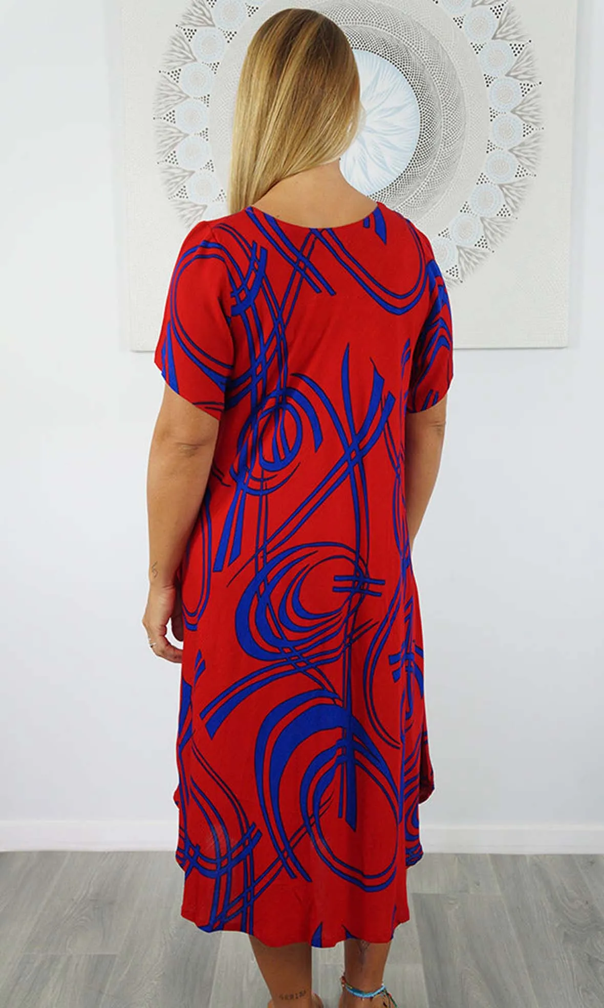 Rayon Dress Newport Native, More Colours