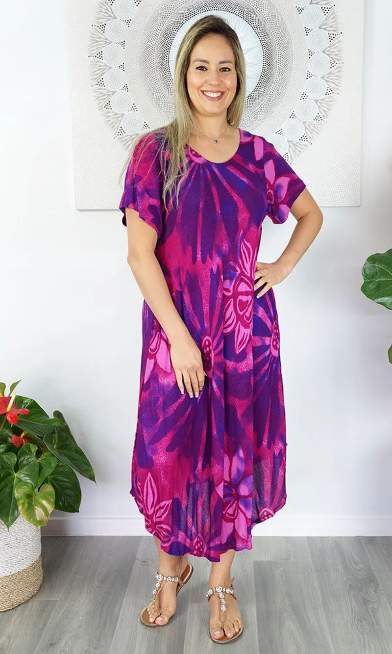 Rayon Dress Newport Rising Sun, More Colours