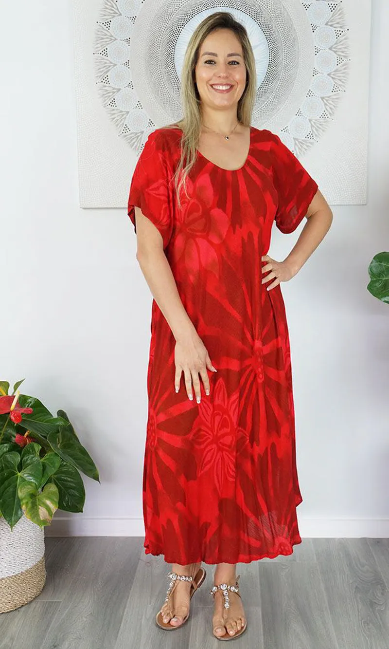 Rayon Dress Newport Rising Sun, More Colours