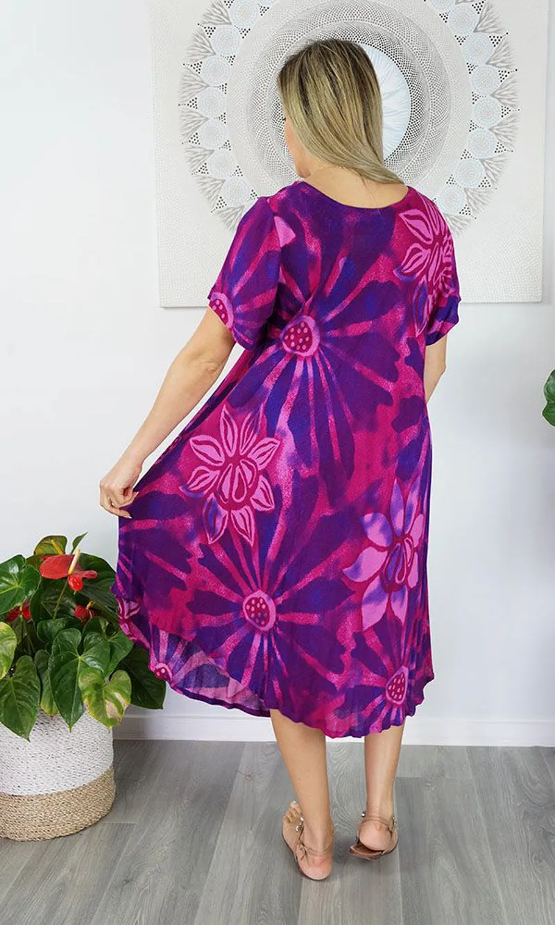 Rayon Dress Newport Rising Sun, More Colours