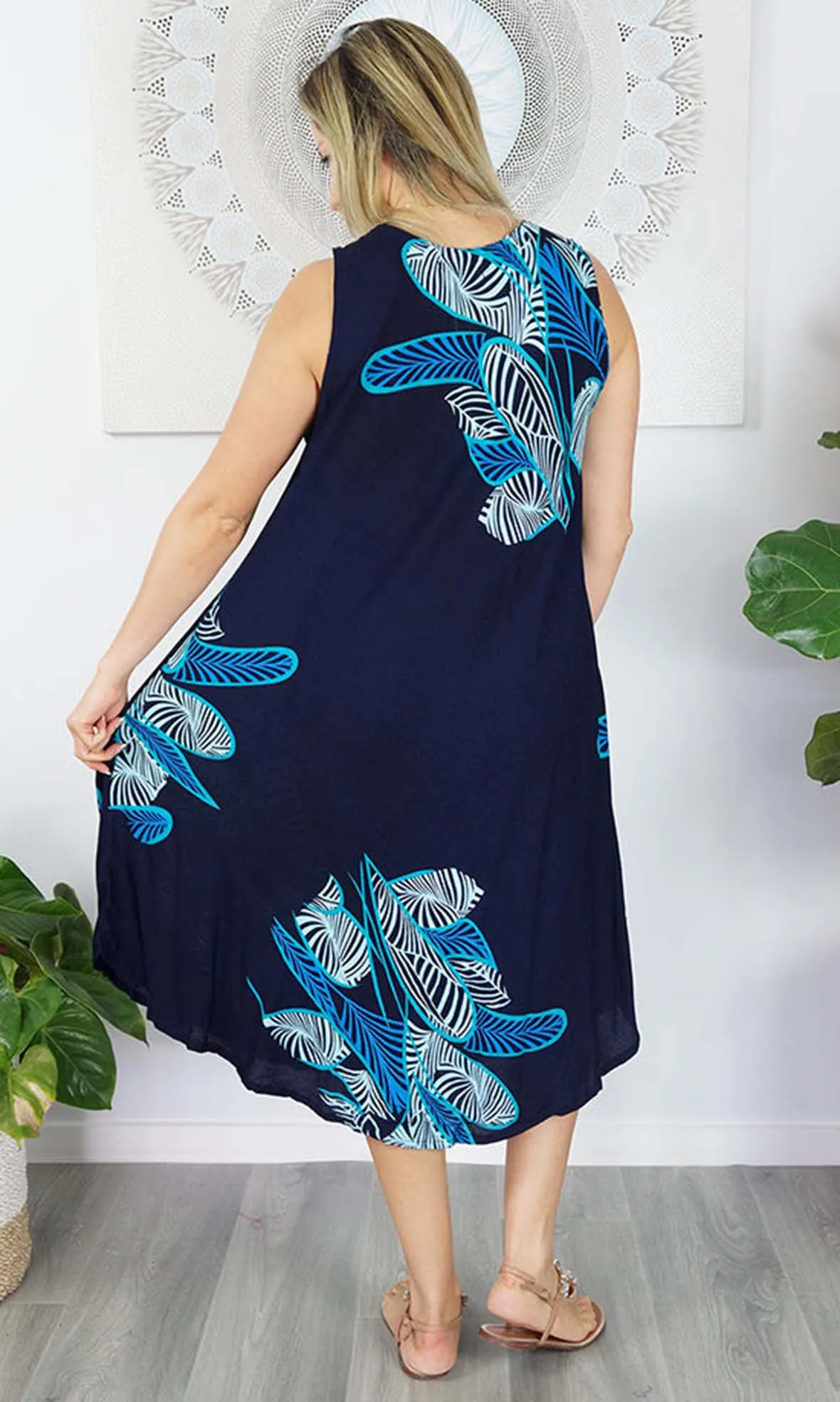 Rayon Dress Niche Fishbone, More Colours