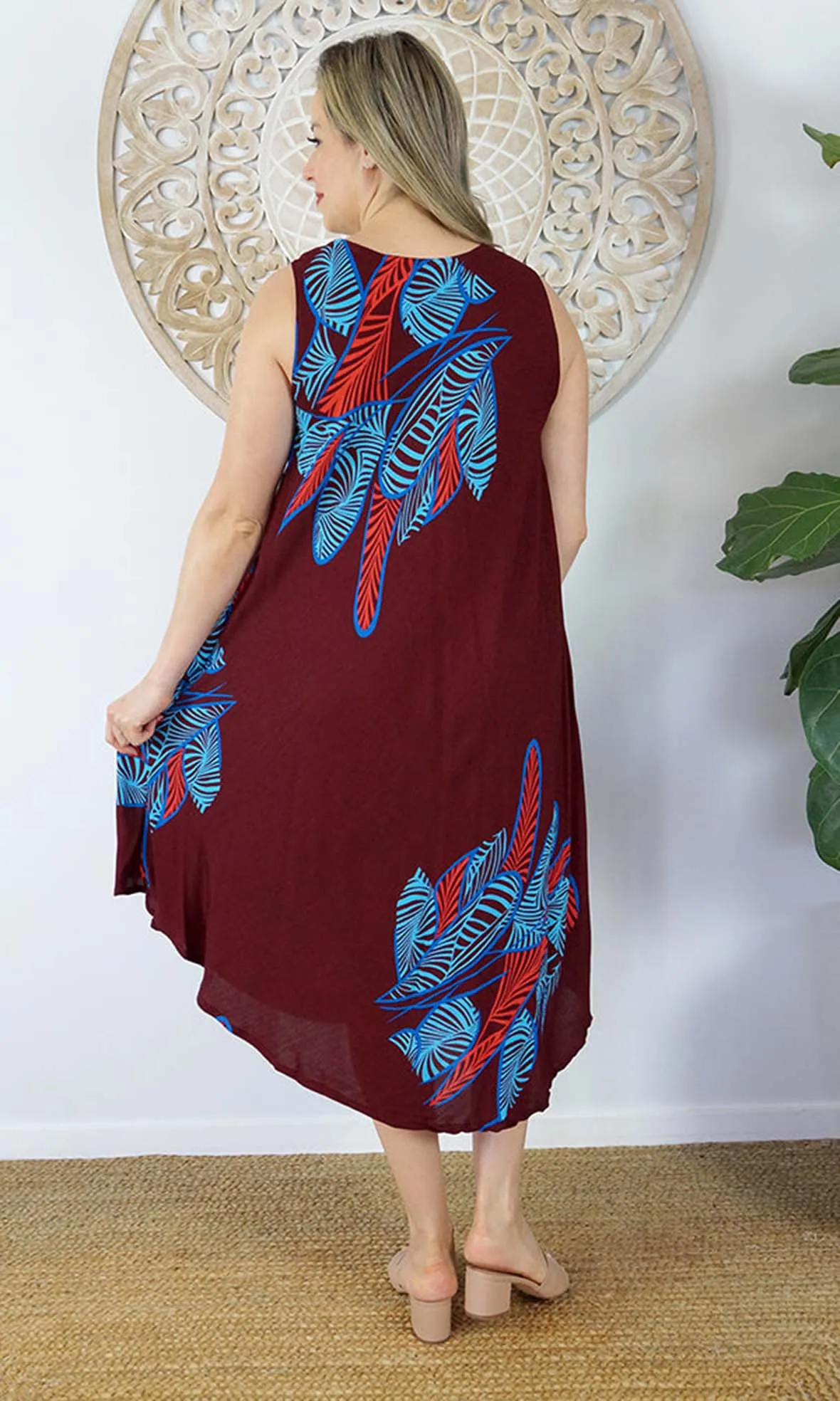 Rayon Dress Niche Fishbone, More Colours