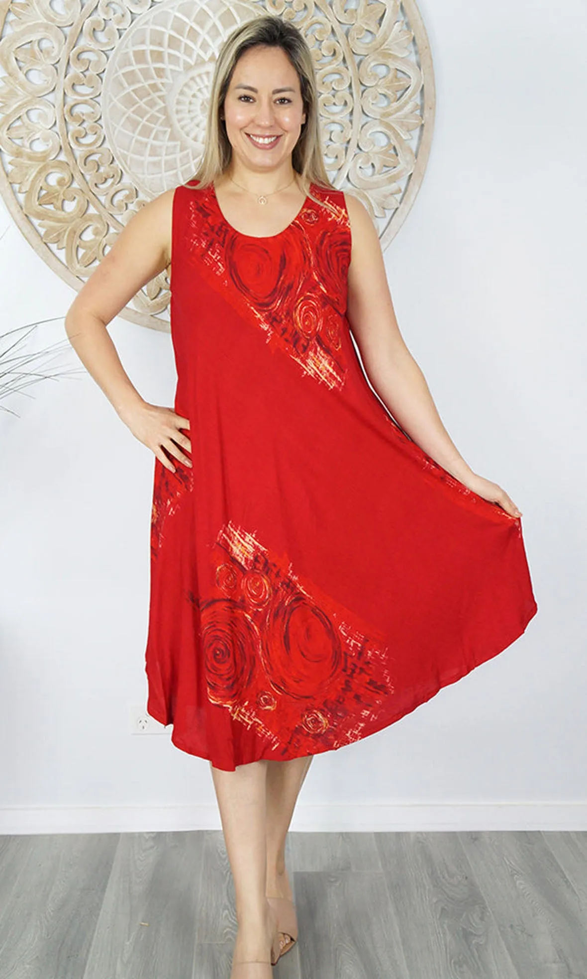 Rayon Dress Niche Monsoon, More Colours