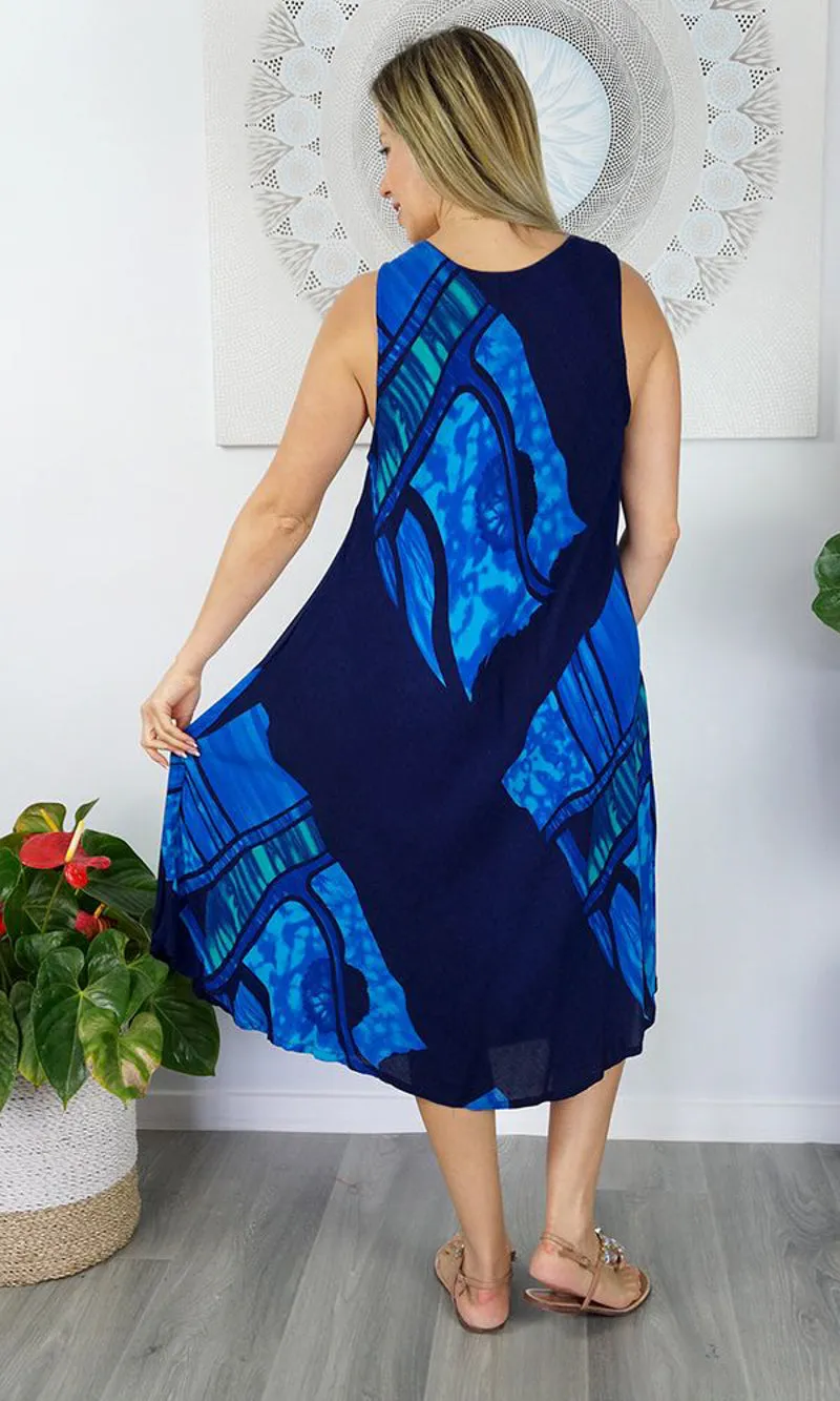 Rayon Dress Niche Vista, More Colours