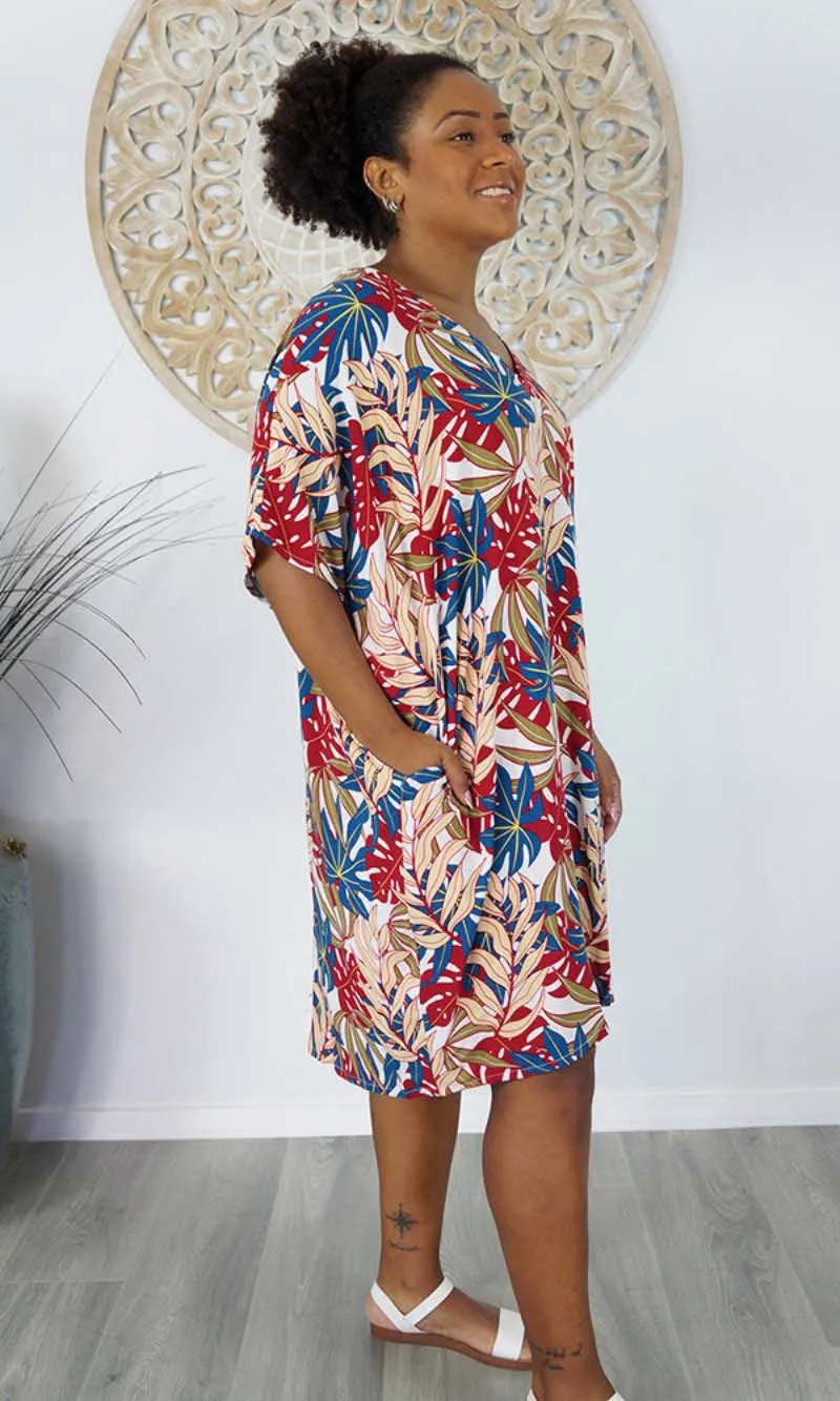 Rayon Dress Resort Palm Paradise, More Colours