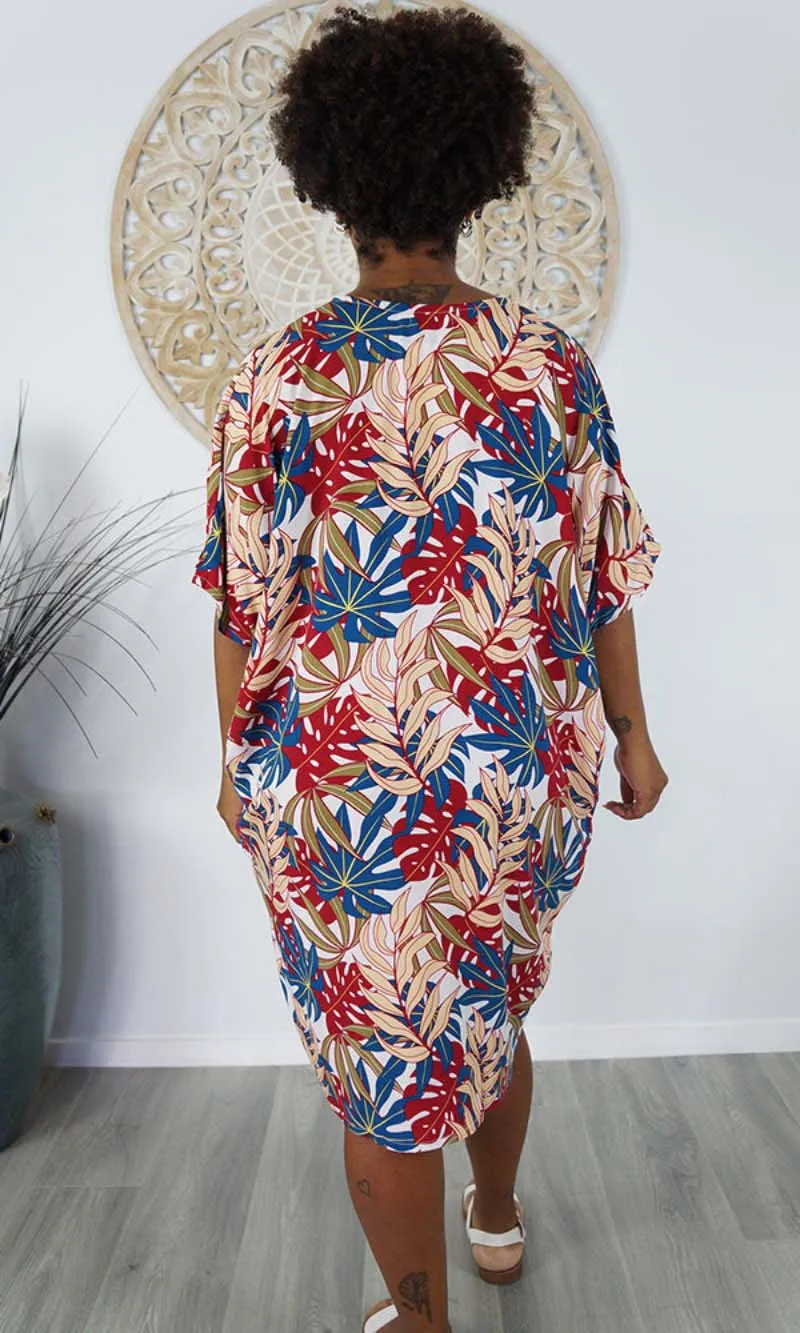 Rayon Dress Resort Palm Paradise, More Colours