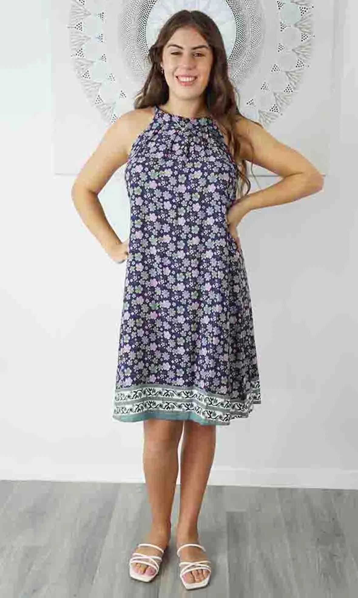 Rayon Dress Short Chloe Dahlia, More Colours