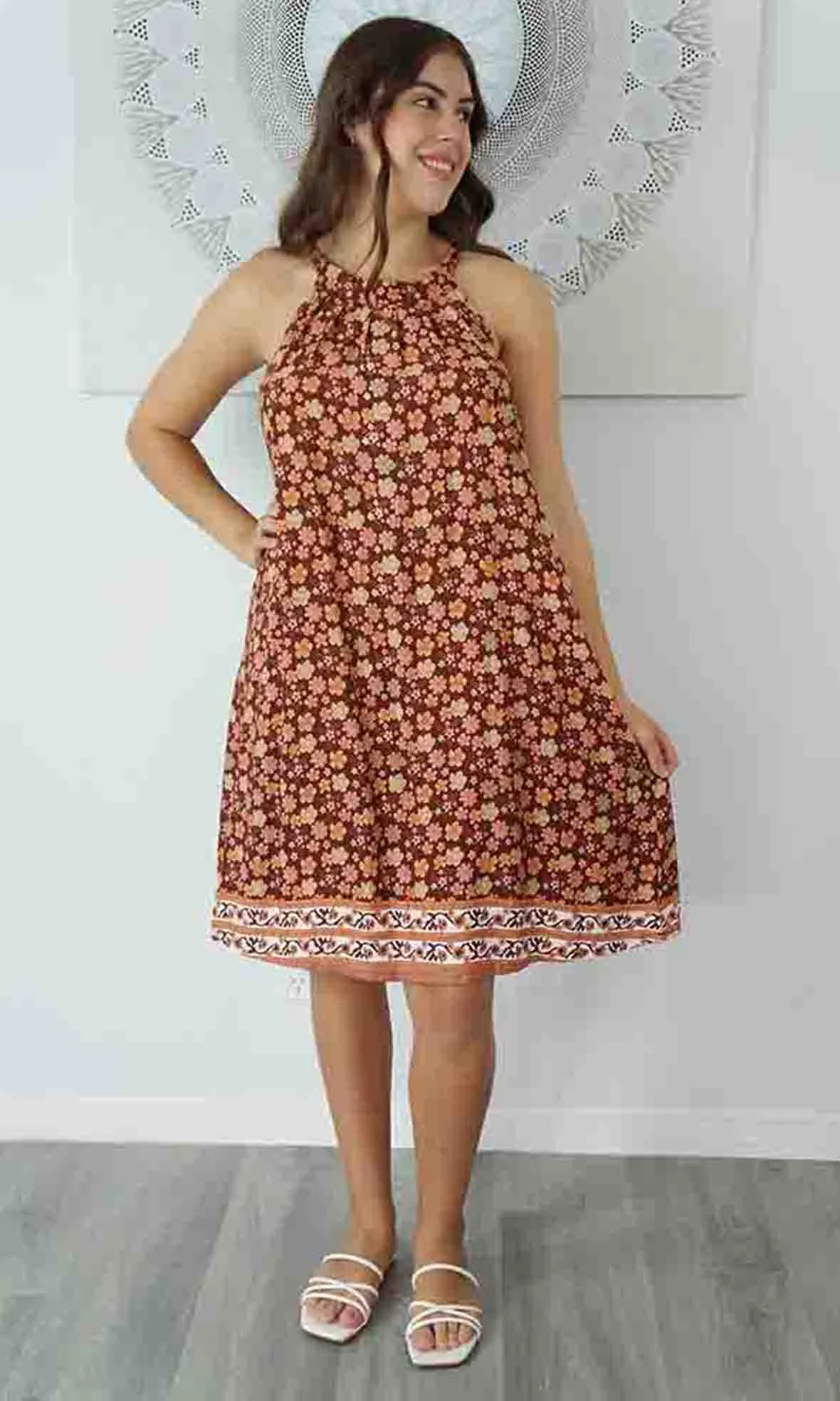 Rayon Dress Short Chloe Dahlia, More Colours