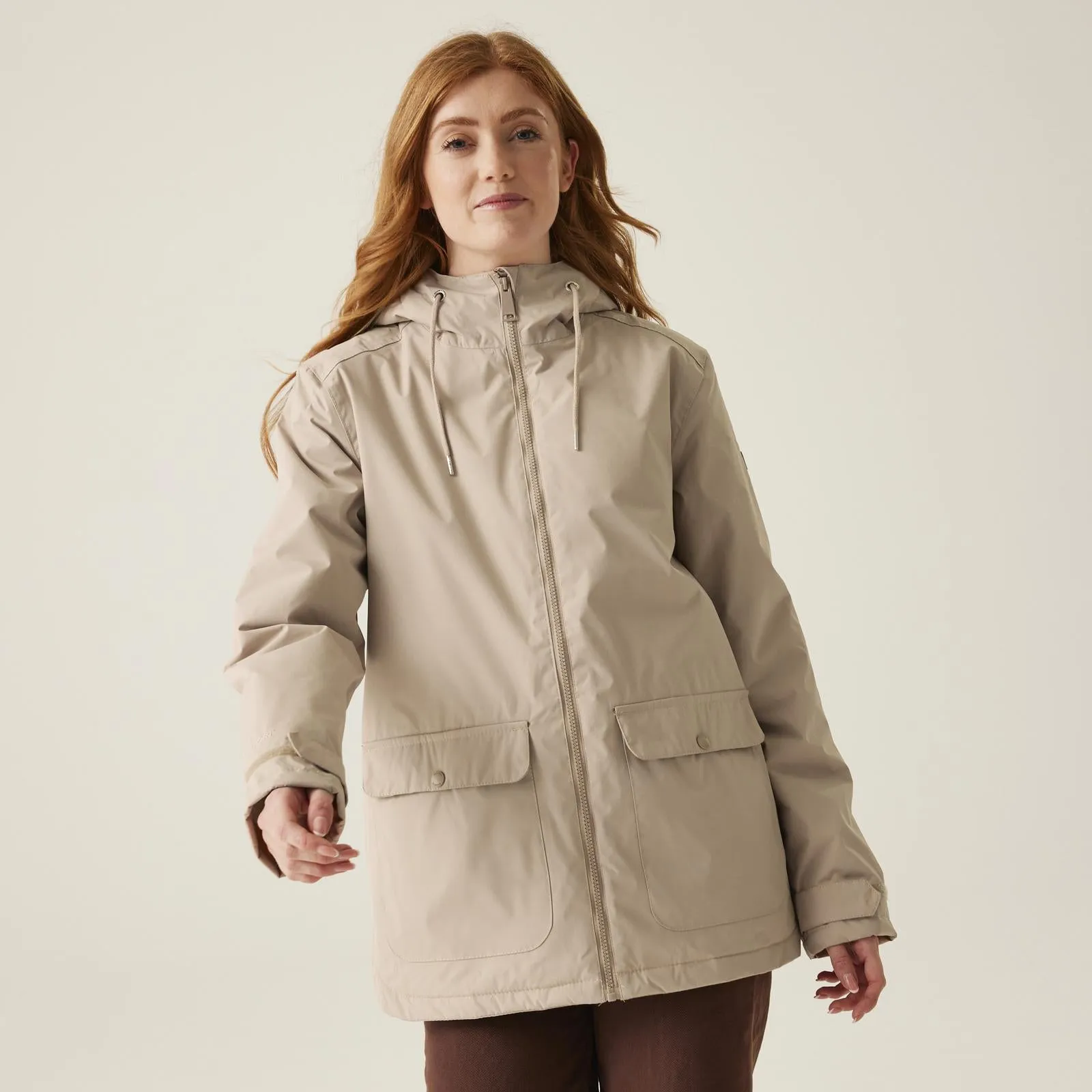 Regatta Womens Broadia Waterproof Hooded Jacket Coat