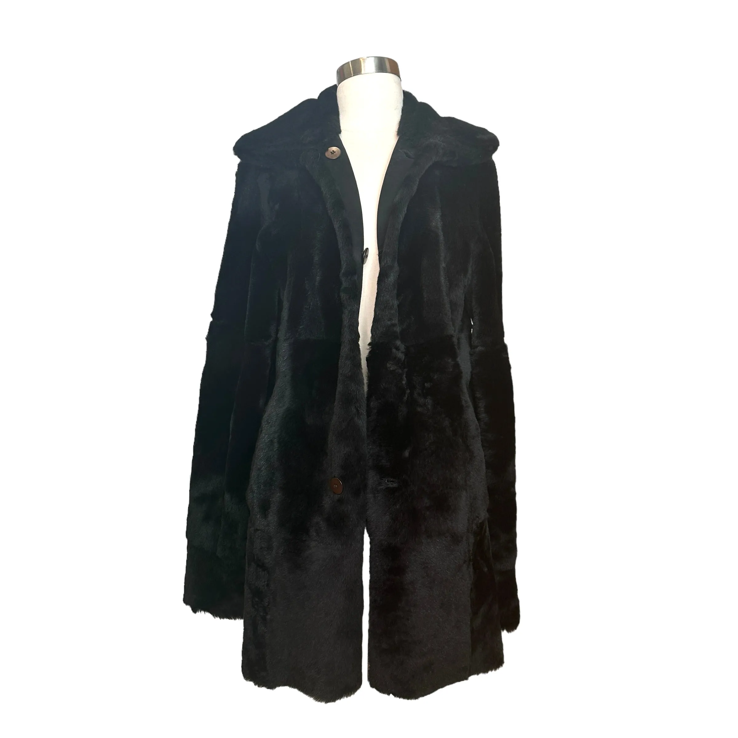 Reversible Shearling Coat - XS