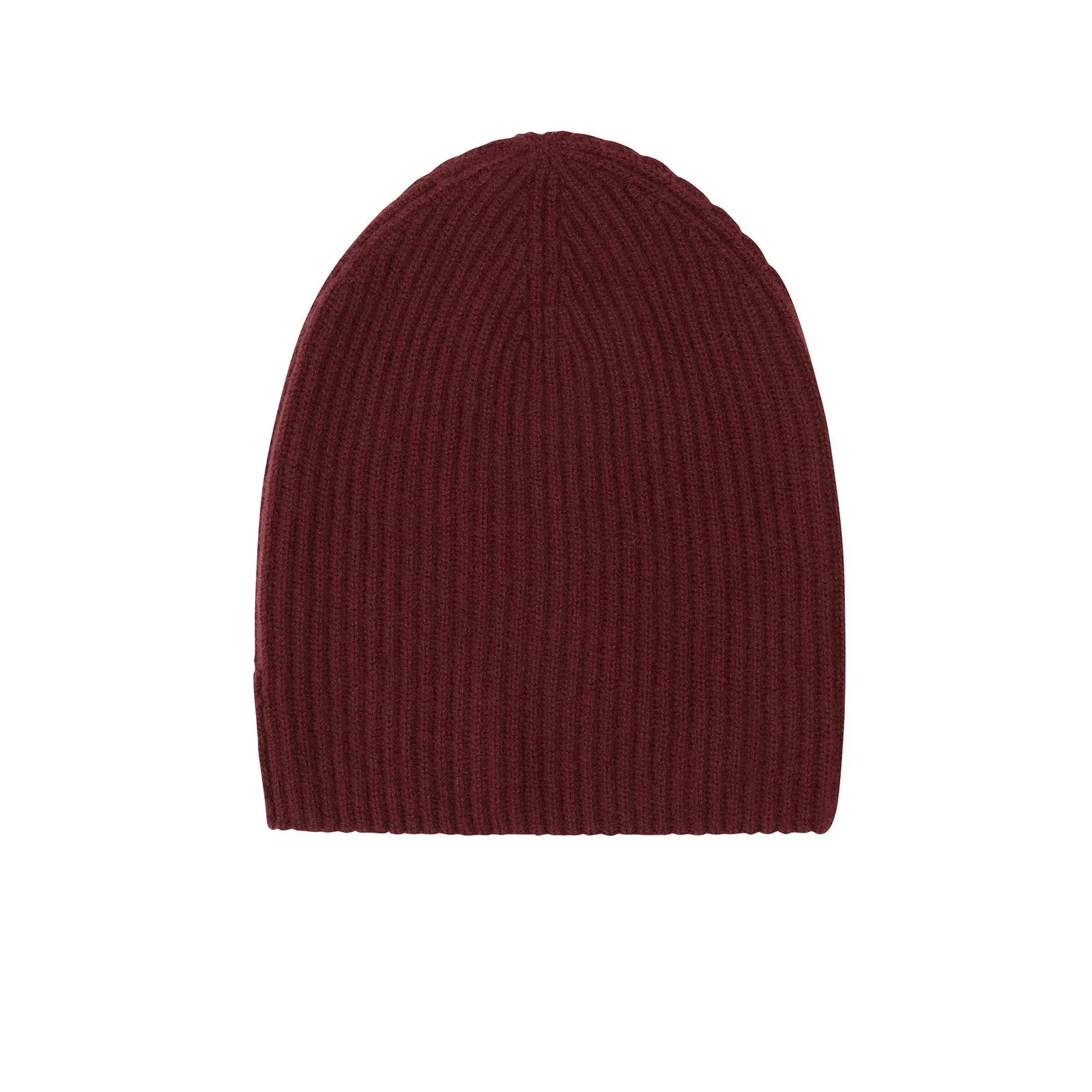 Signature Ribbed Cashmere Beanie