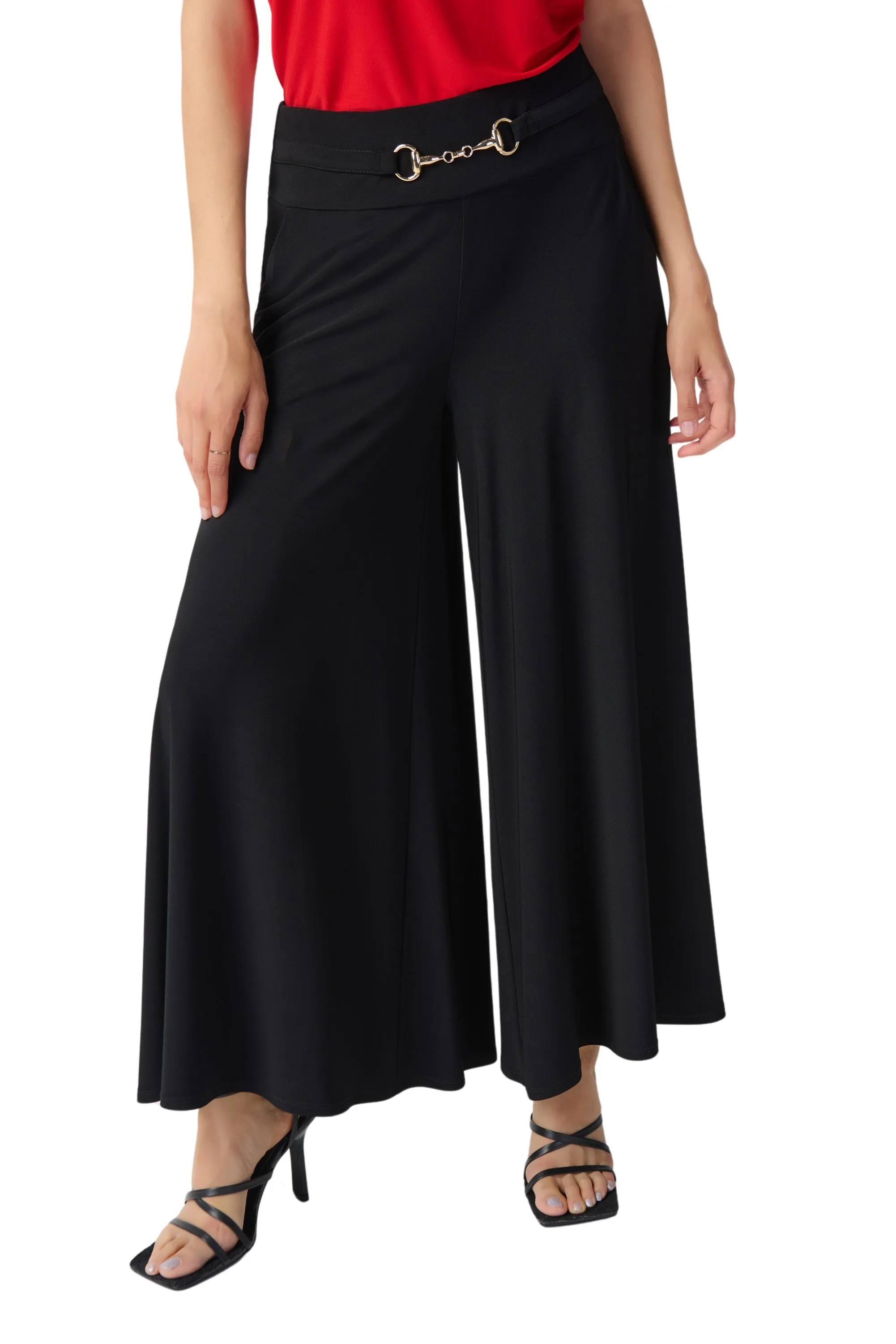 Silky Knit Culotte Pants