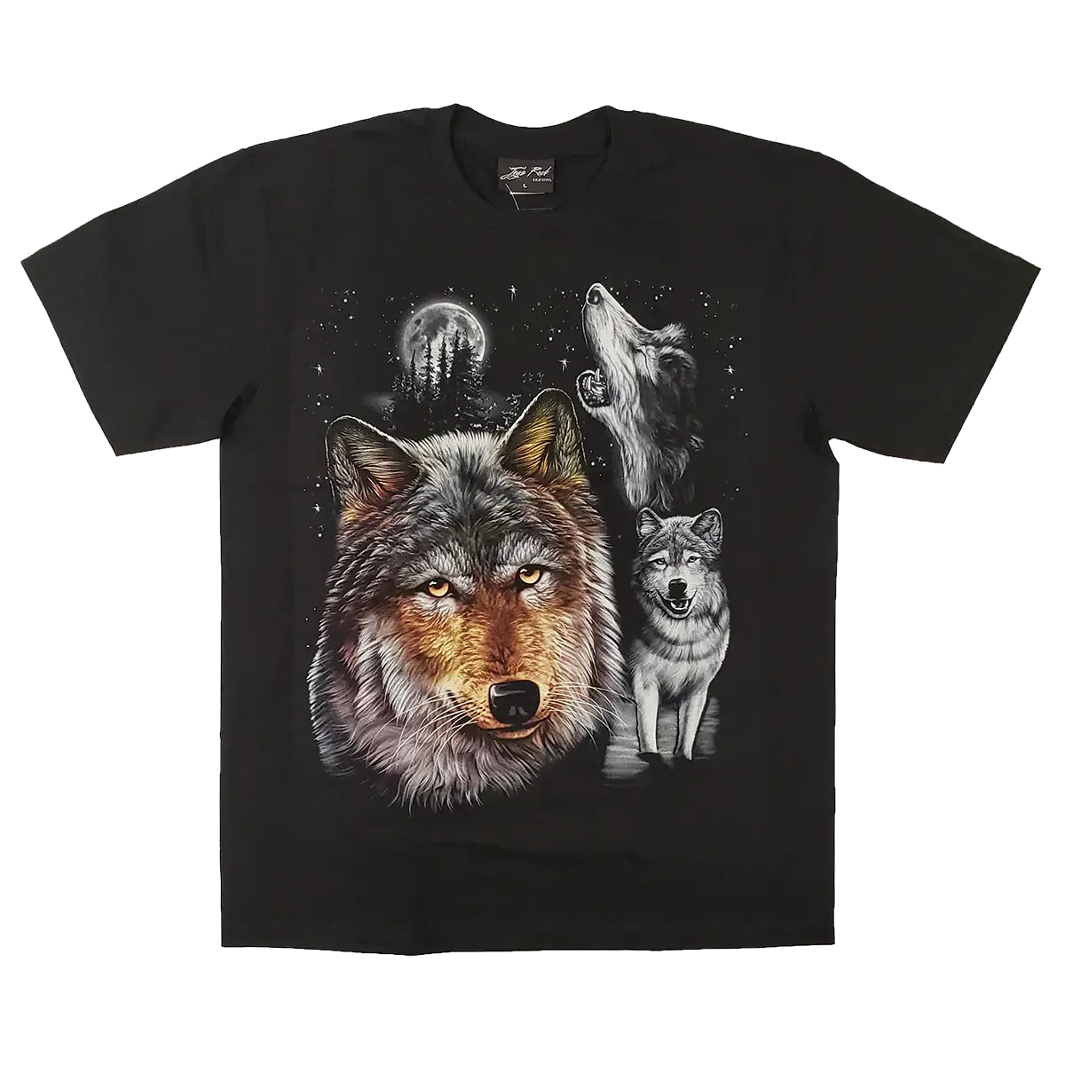 Sofari Collection Men's Wolf Design T-shirt