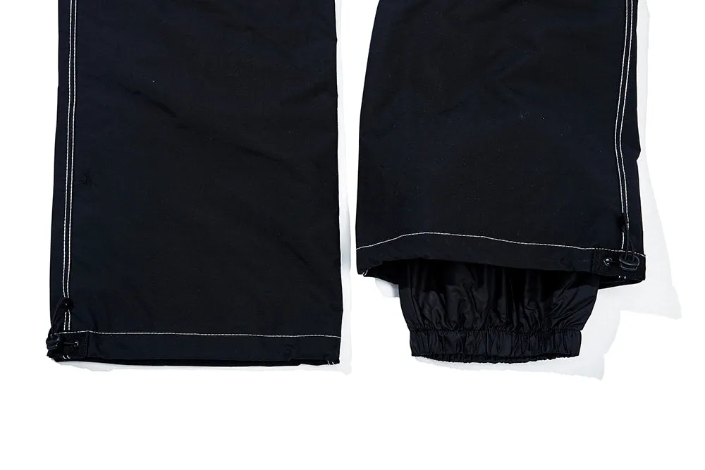 STITCH ONE POCKET TRACK PANTS BLACK