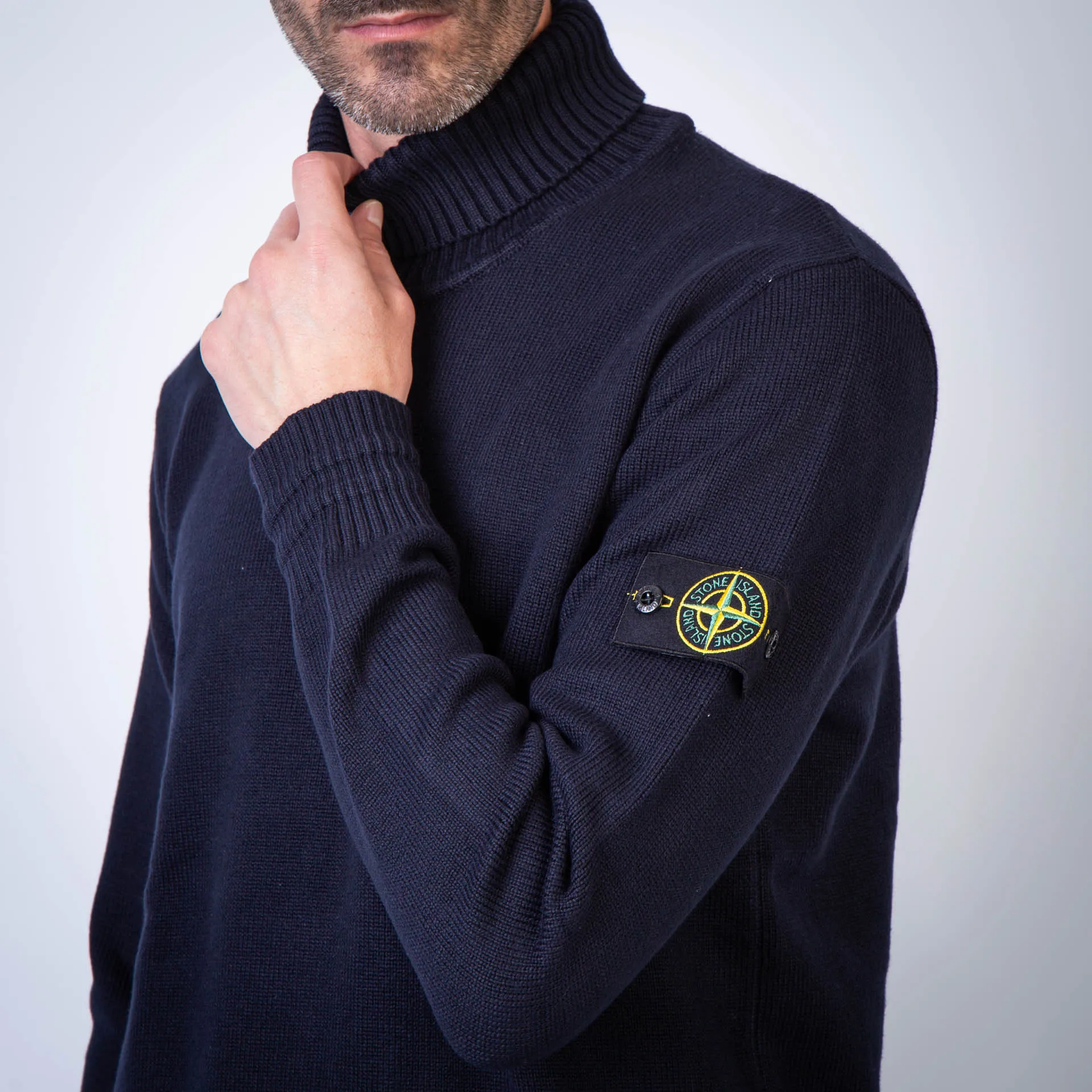 STONE ISLAND SWEATER 8115505A2 V0020 BLUE