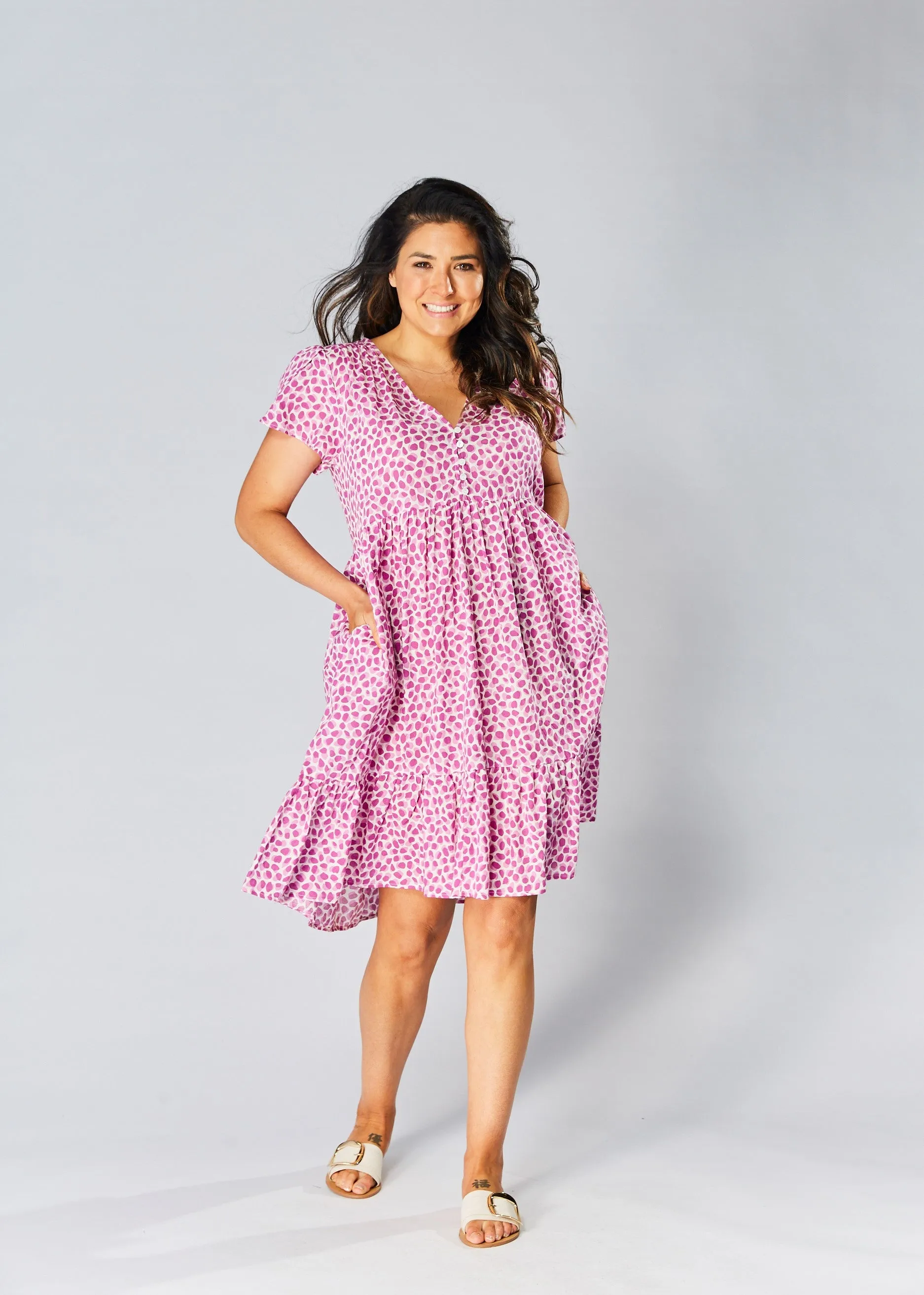 Sunny Baby Doll Dress - Lilac