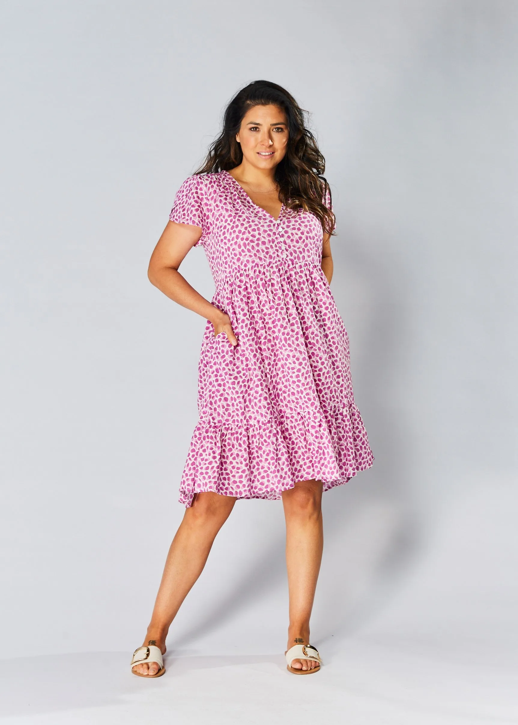 Sunny Baby Doll Dress - Lilac