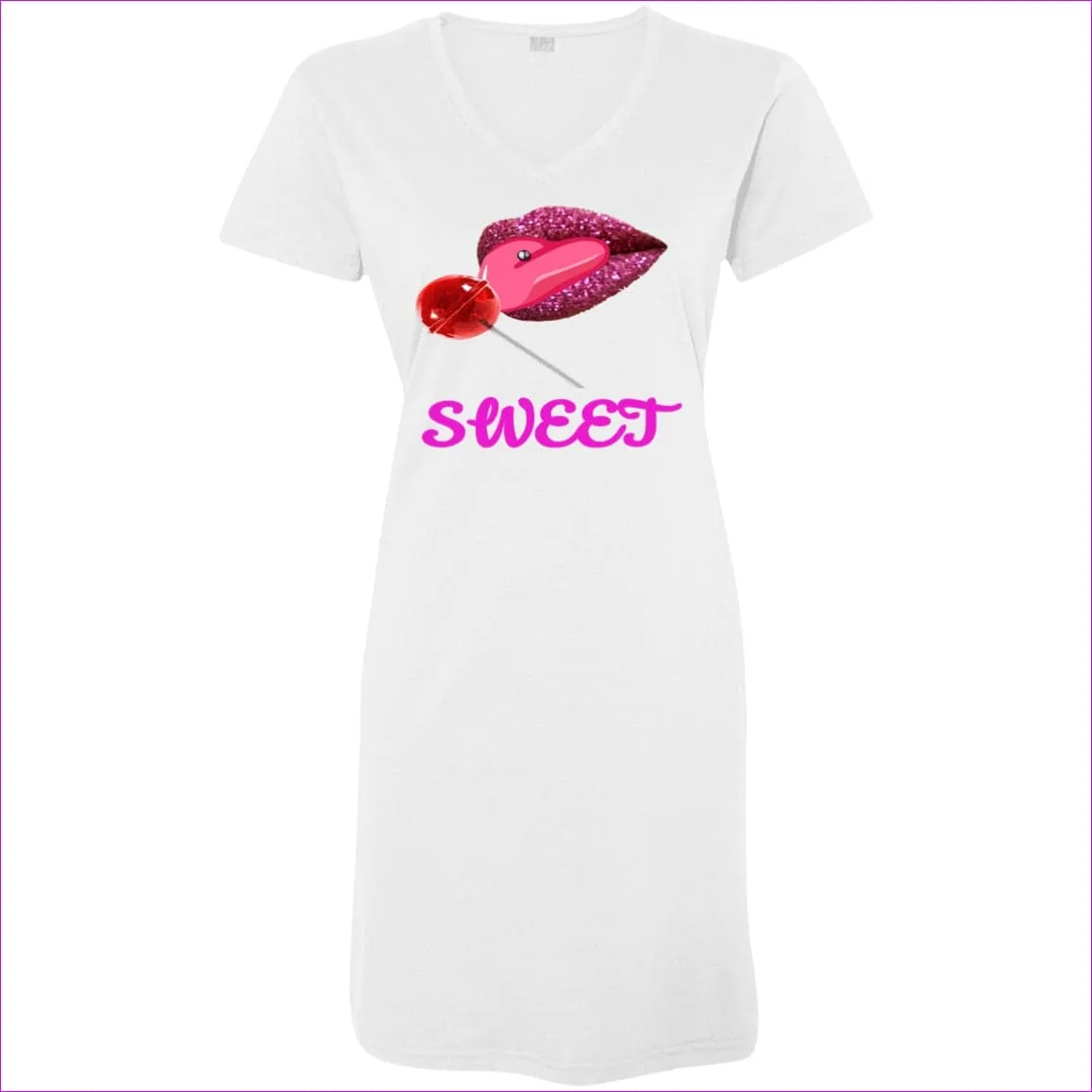 Sweet Clothing Ladies' V-Neck Fine Jersey Cover-Up